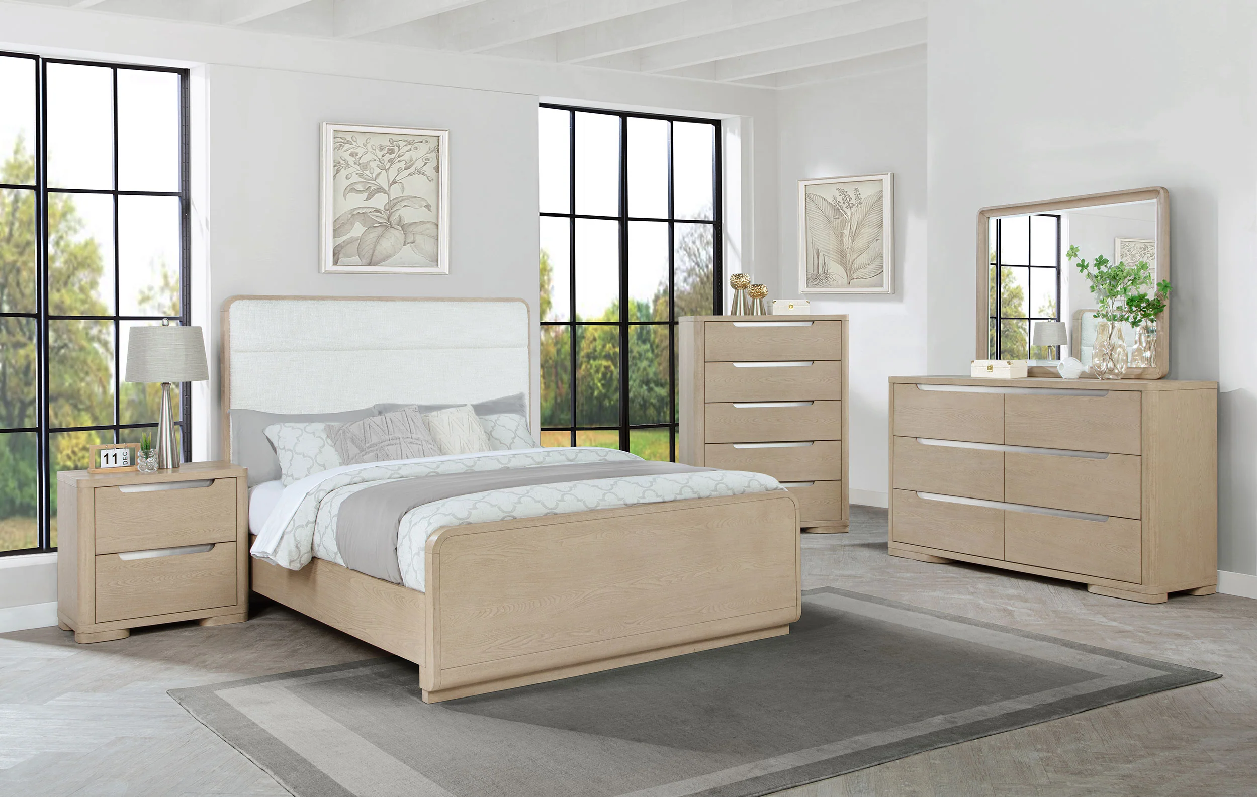 Ladera Dresser Mirror Light Elm - Image 6