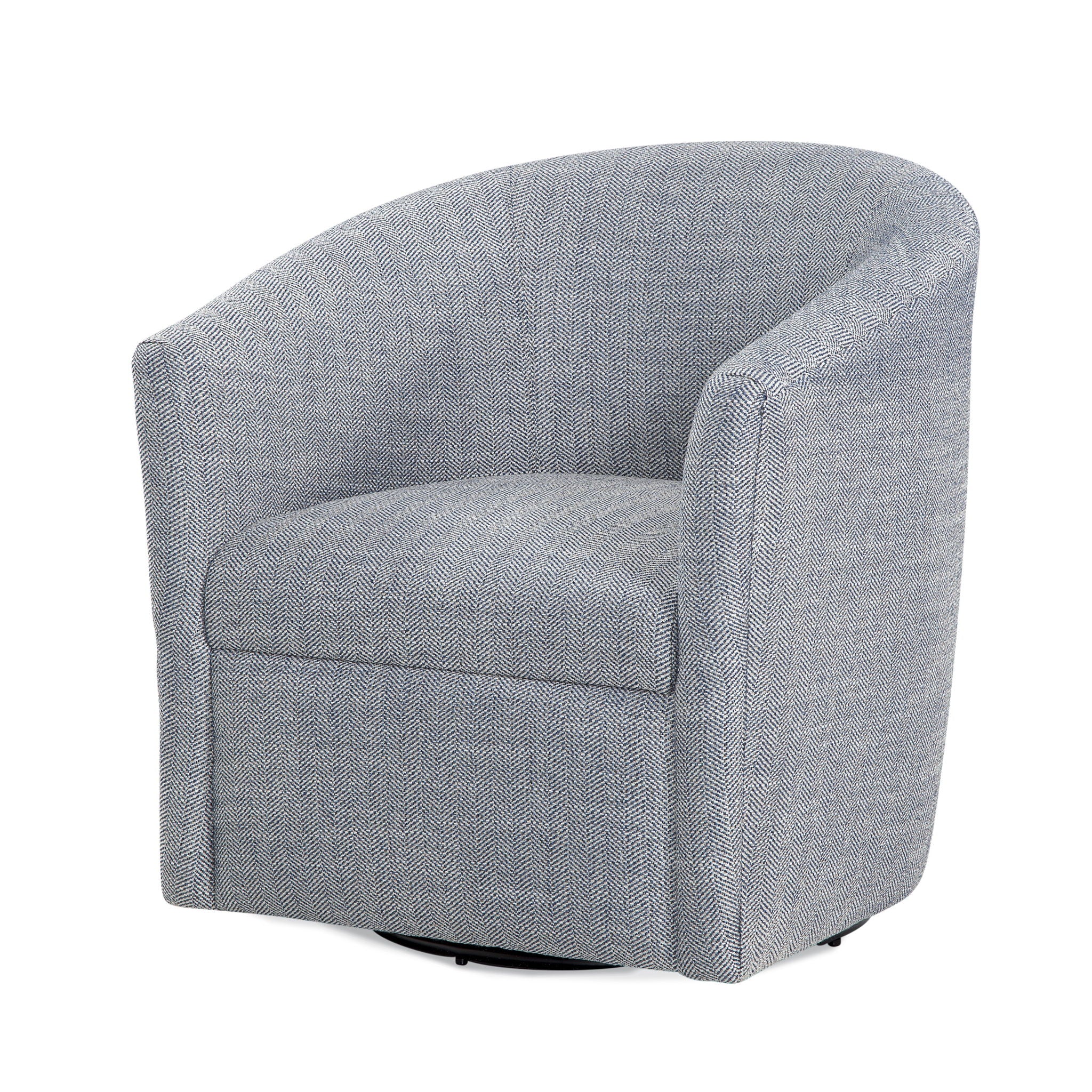 Lainey - Swivel Barrel Chair With 360 Degree Rotation - Image 3