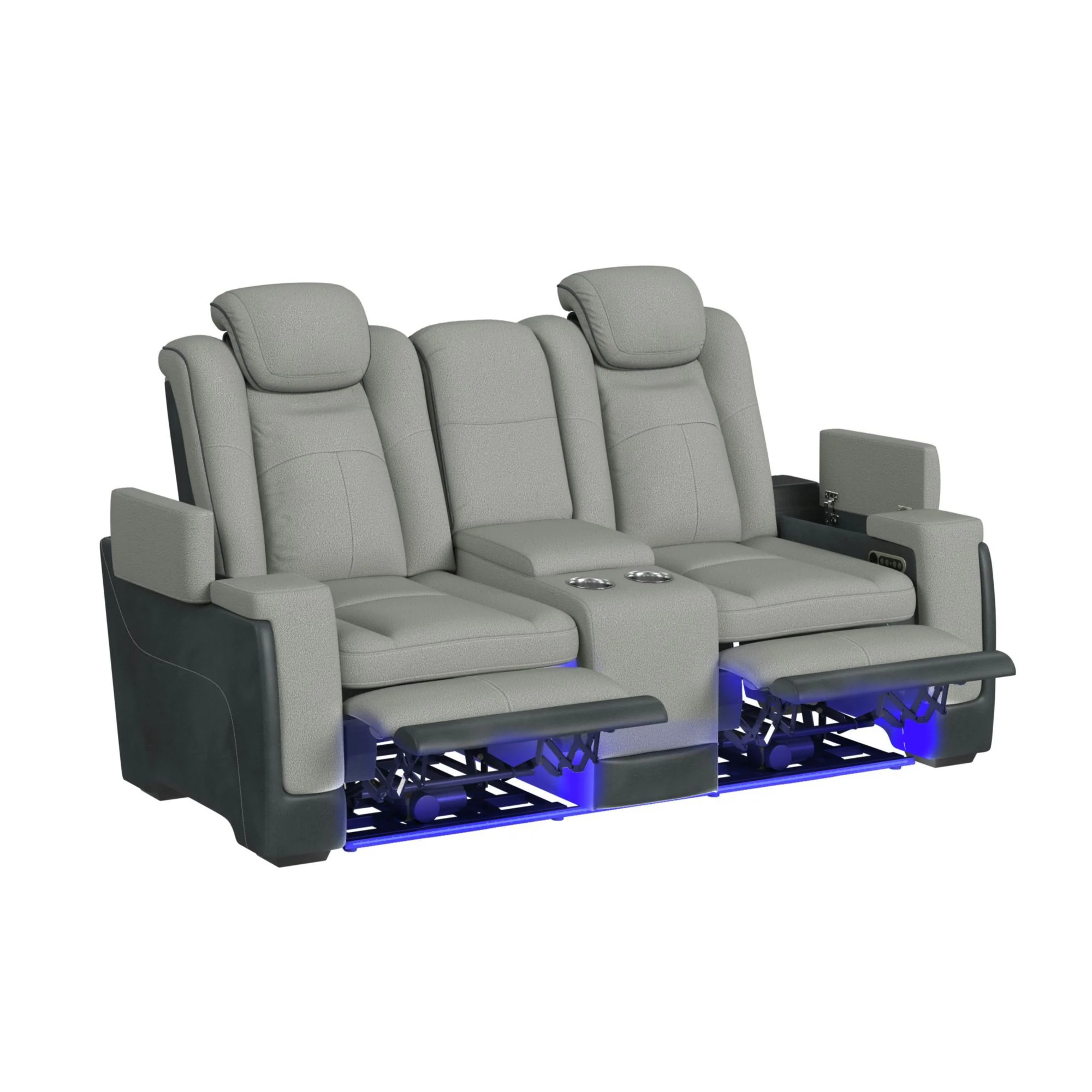 Lantana - Power Motion Loveseat With Power Headrest, LED, And Console - Image 6