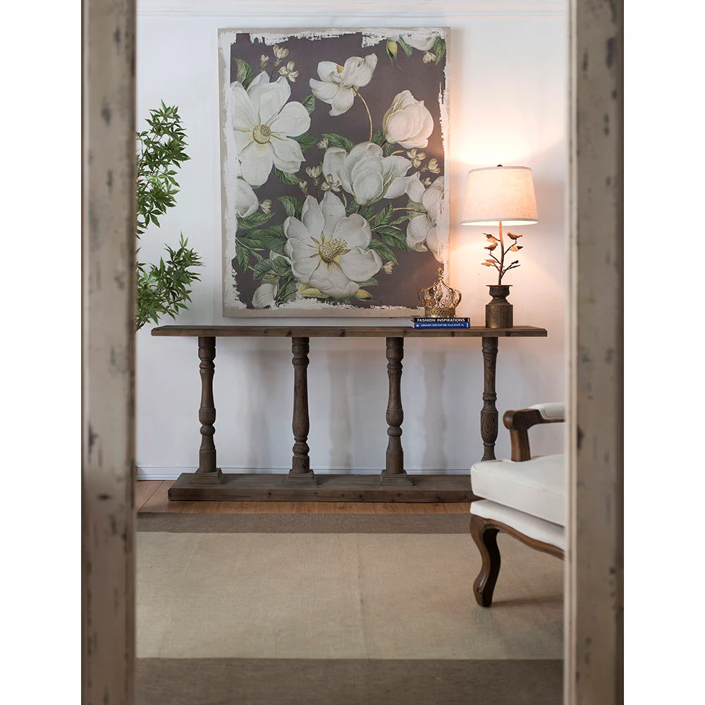 Large Botanical Wall Art Prints, Home Decor For Living Room Dining Room Bedroom Hallway - White / Gray - Image 8