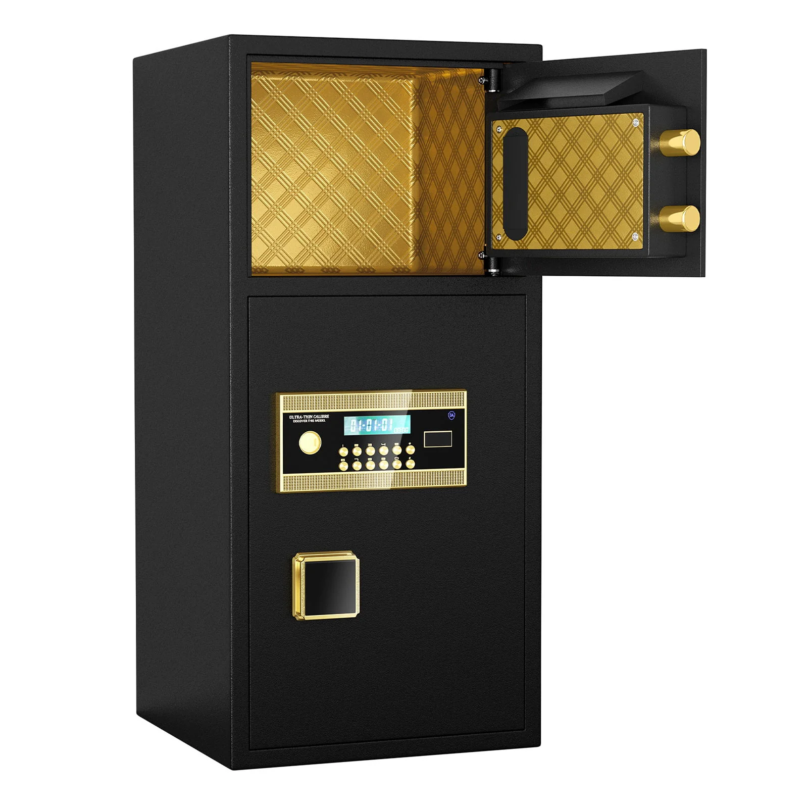 Large Double Door Coin Operated Safe, Digital Security Safe With Fireproof And Waterproof Bag - Image 10