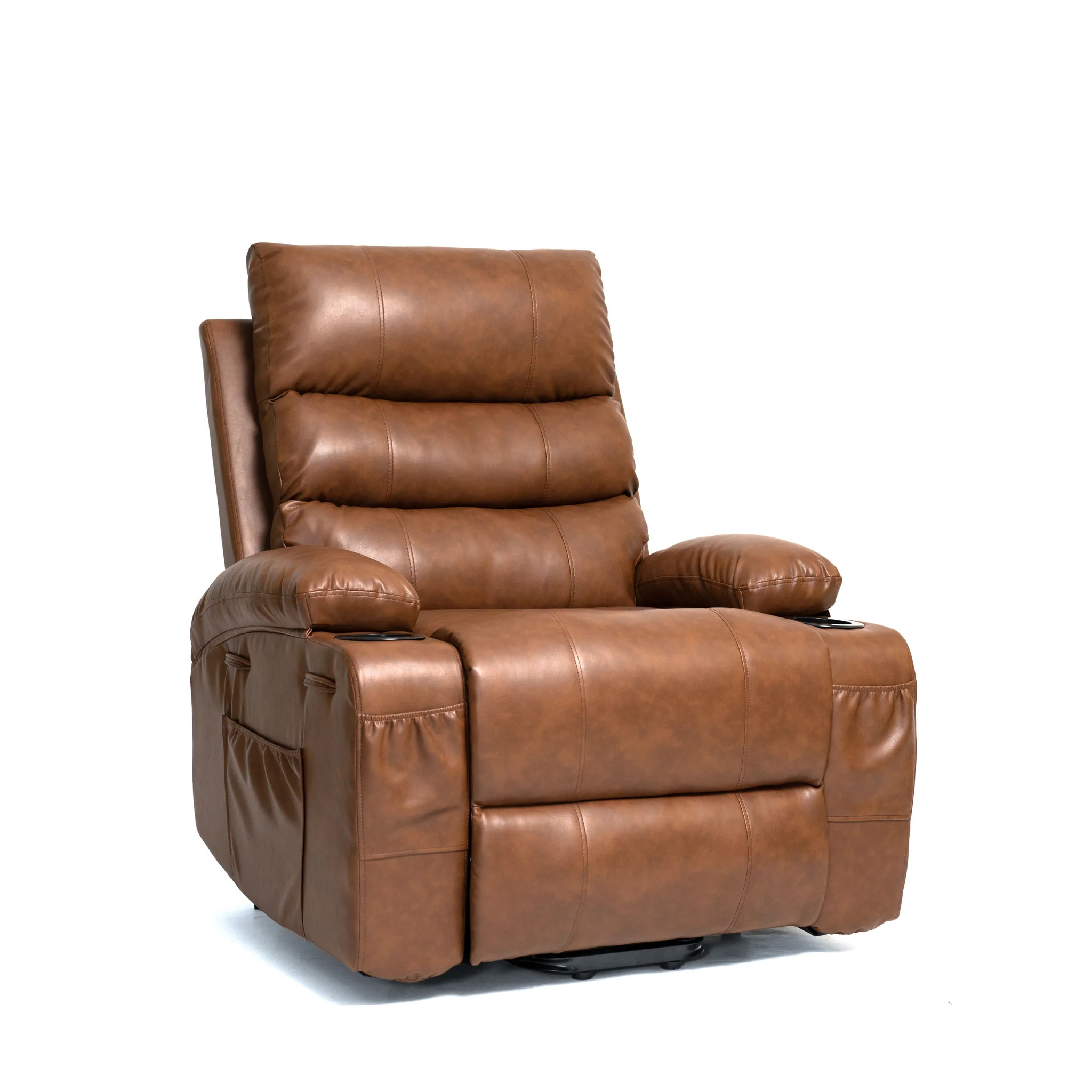 Large Size Electric Power Lift Recliner Chair Sofa With 8 Point Vibration Massage And Lumbar Heat - Image 8
