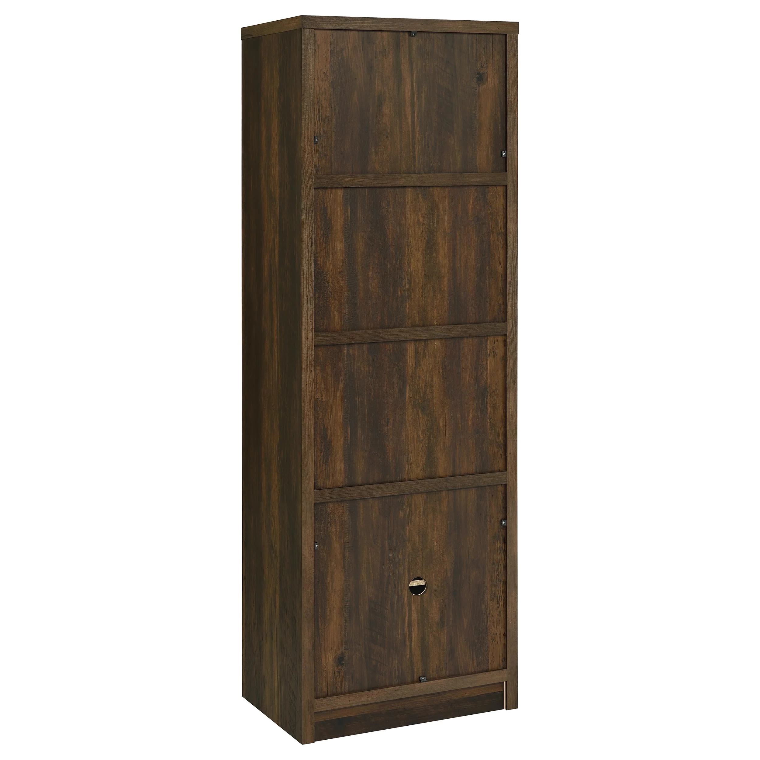 Laughlin 3-Piece Entertainment Center TV Stand Dark Pine - Image 15