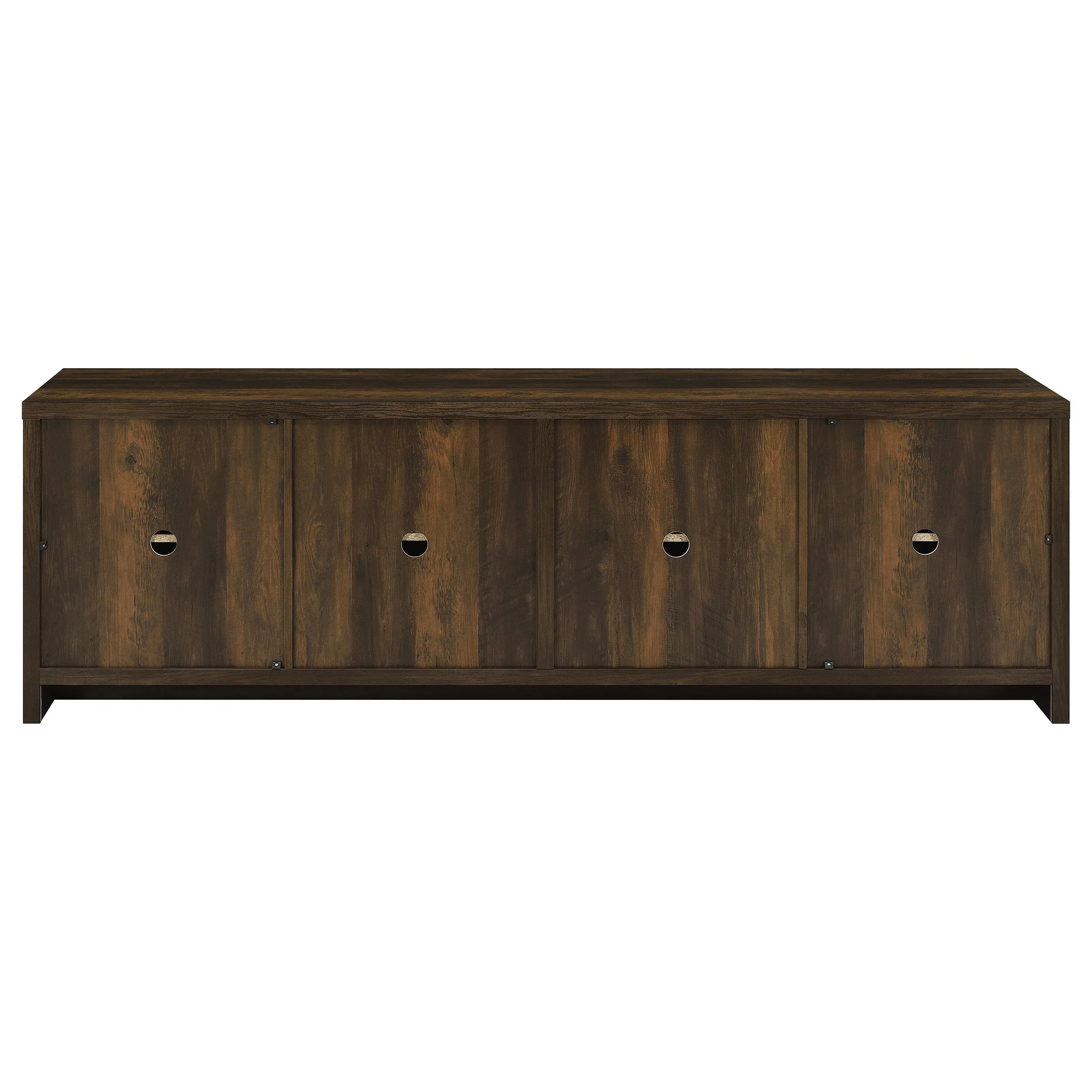 Laughlin 4-Door Dark Pine TV Stand - 78 Inches - Image 7