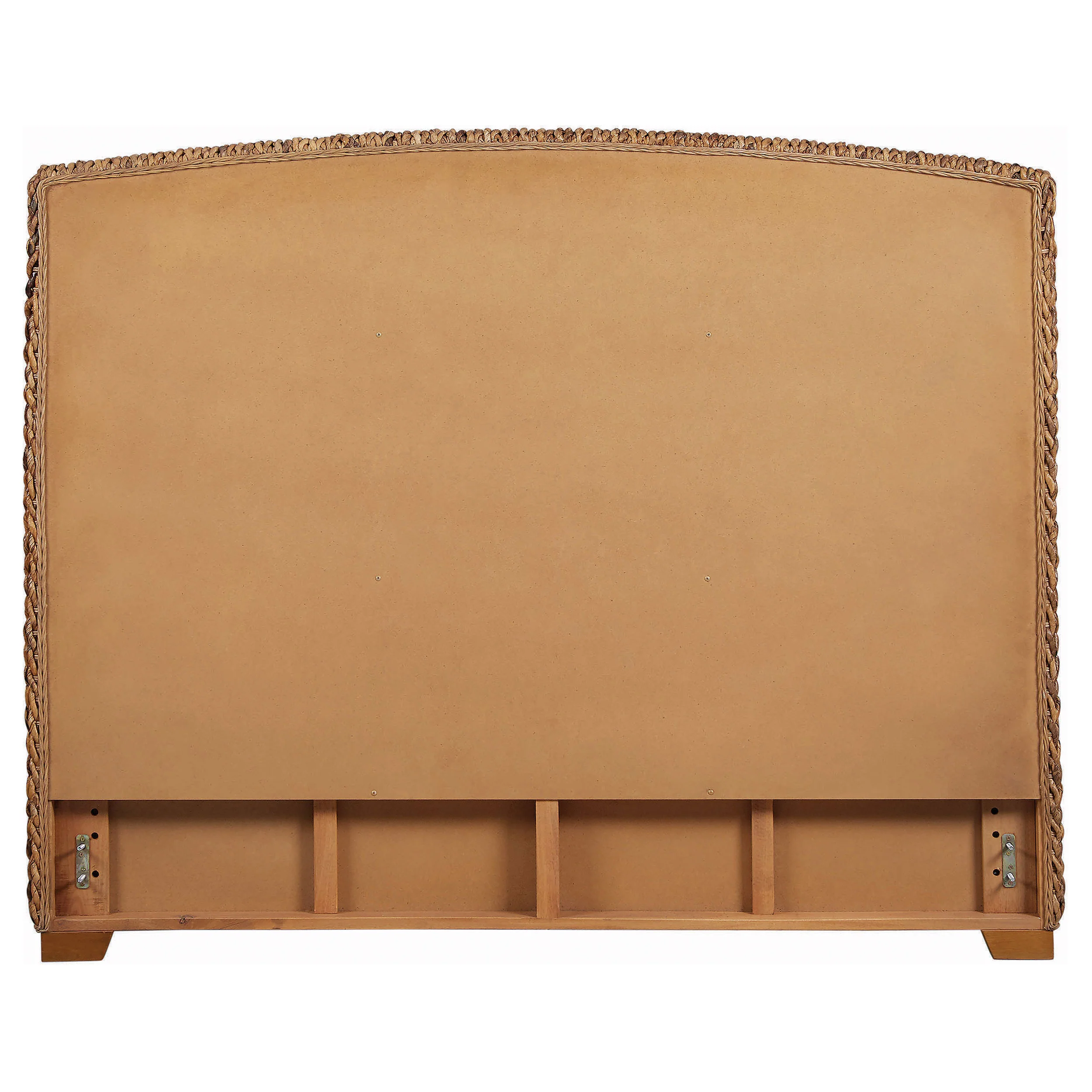 Laughton Woven Banana Leaf California King Headboard Amber - Image 4