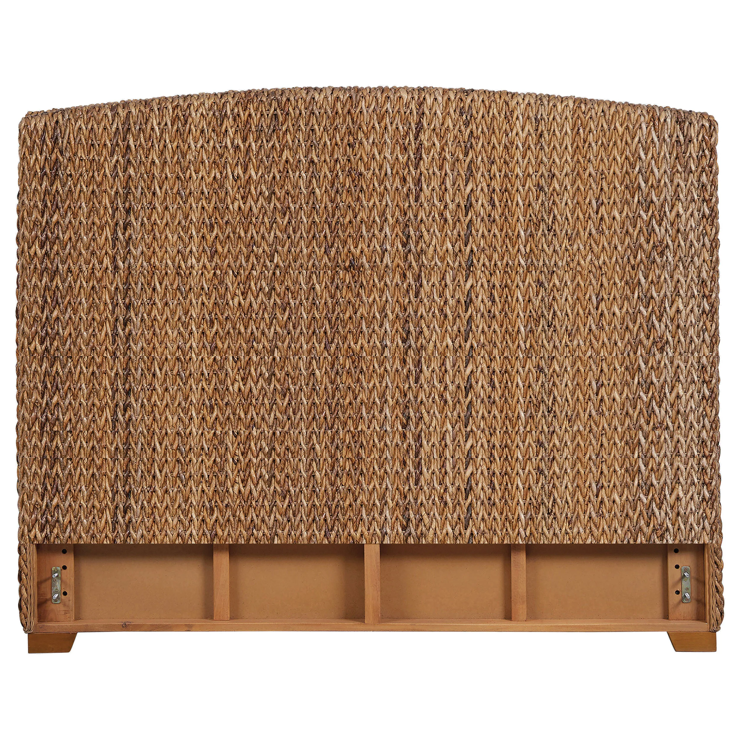 Laughton Woven Banana Leaf California King Headboard Amber - Image 5