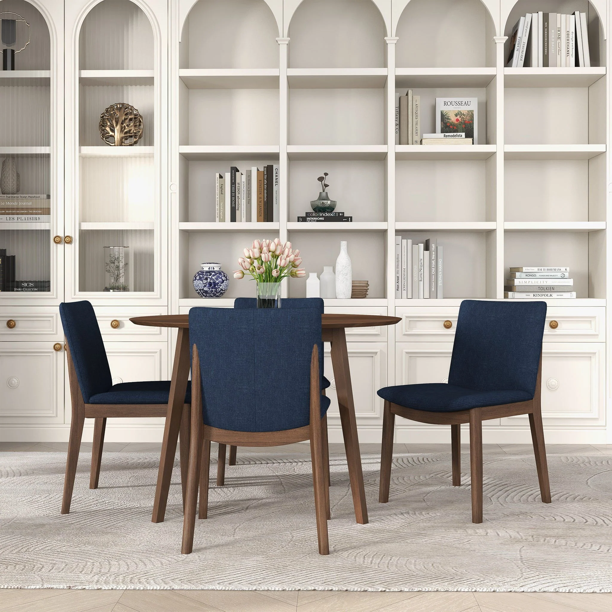 Laura - Mid-Century Modern Solid Wood Dining Chair (Set of 2) - Image 7