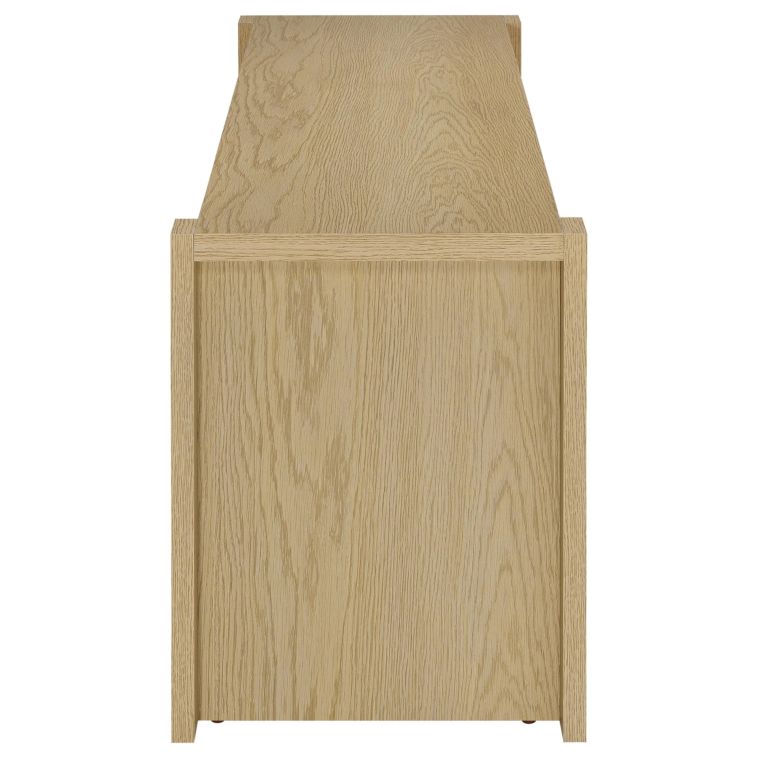 Laurelton 60-inch 2-door TV Stand Media Console Light Oak - Image 7