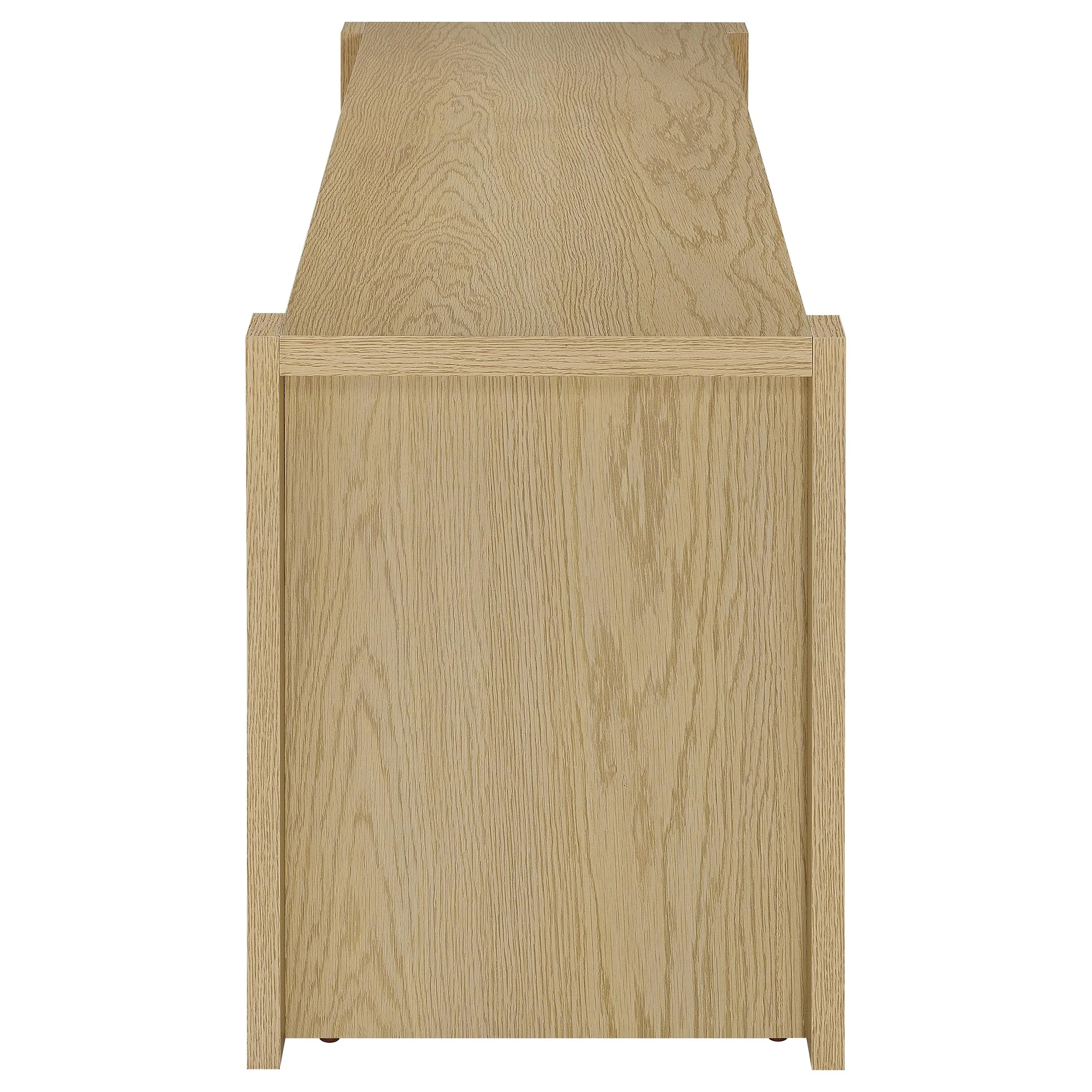 Laurelton 60-inch 2-door TV Stand Media Console Light Oak - Image 9
