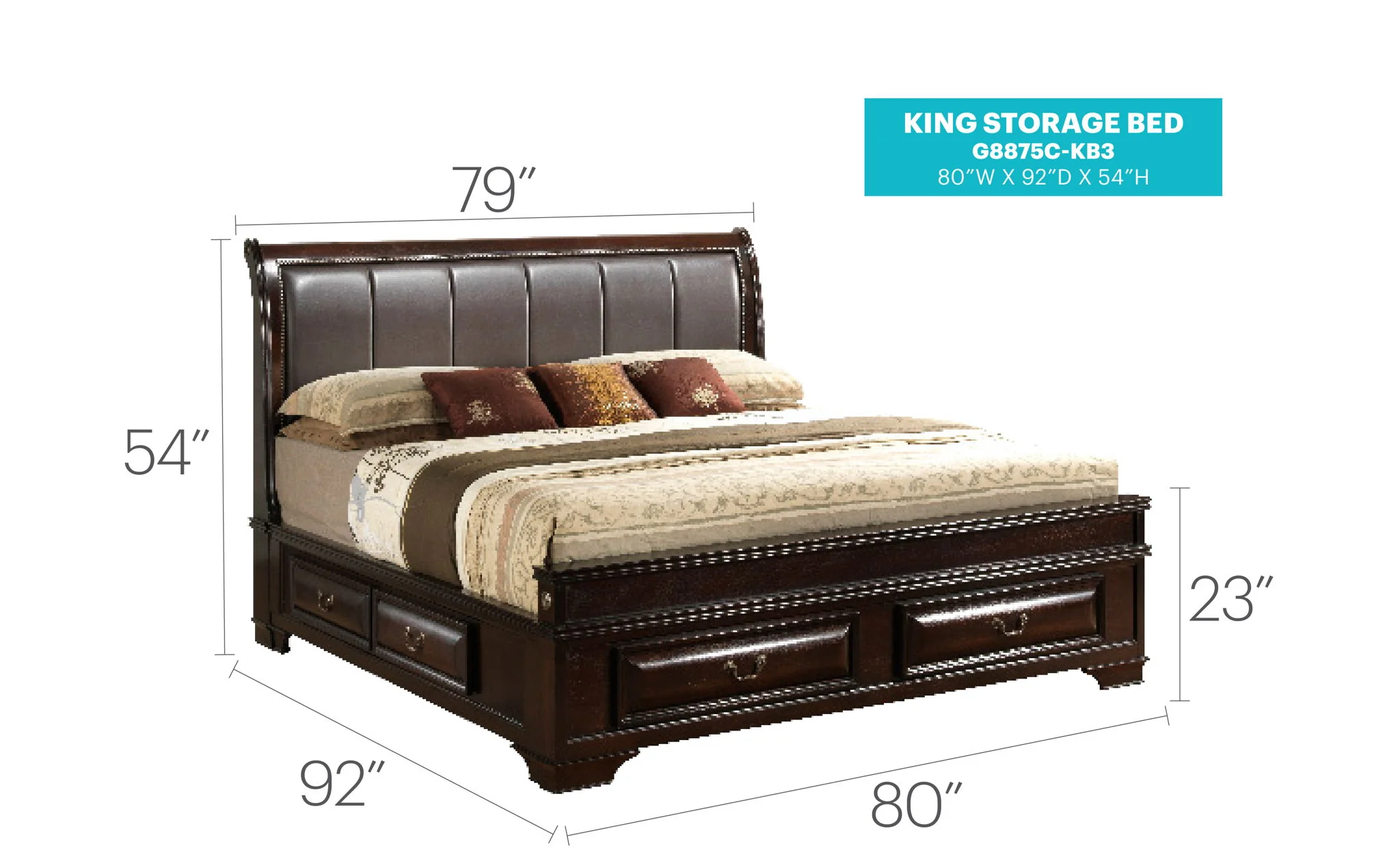 Lavita - Storage Bed - Image 8
