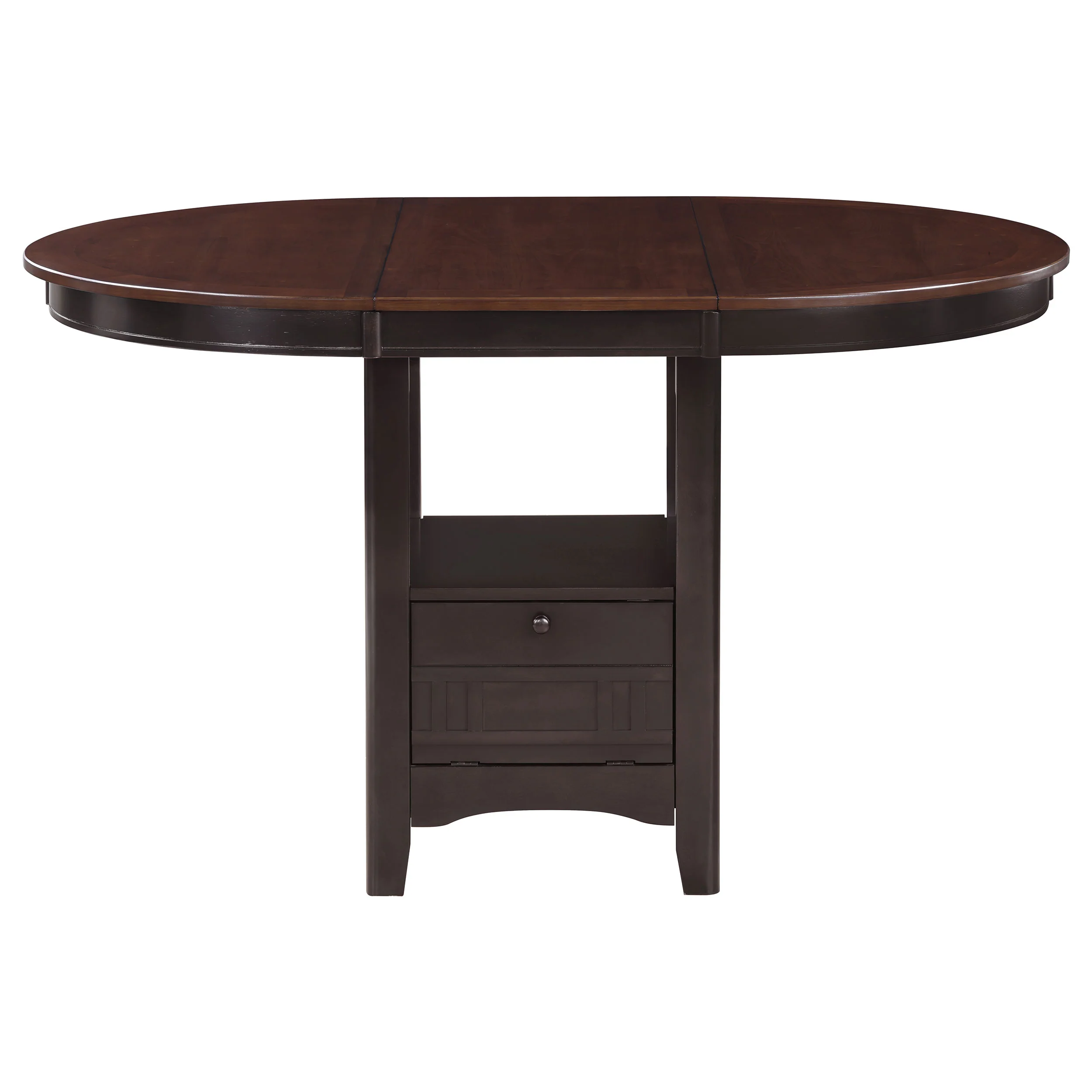 Lavon Oval Counter Height Dining Table, Light Chestnut - Image 3