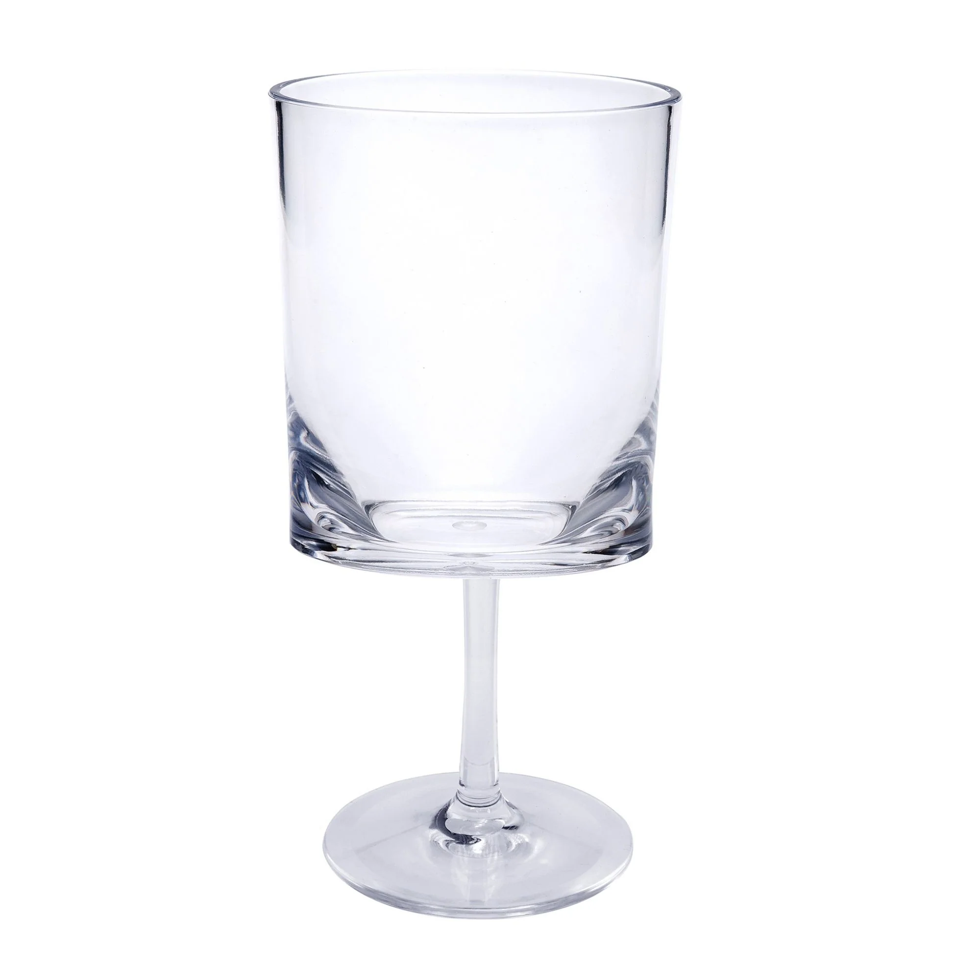 Leadingware Oval Halo Plastic Wine Glasses (Set of 4) - Image 2