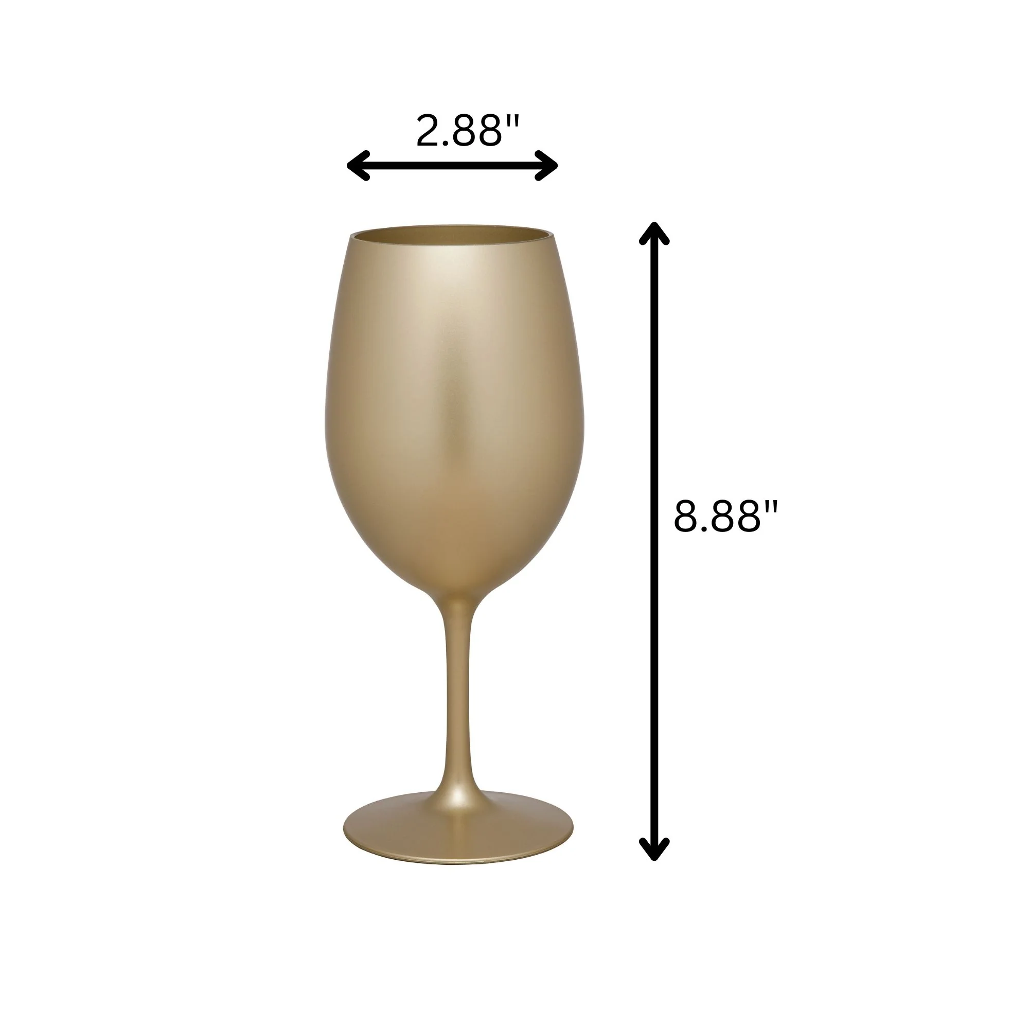 Leadingware Tritan Hammer Plastic Wine Glasses (Set of 4) - Image 7