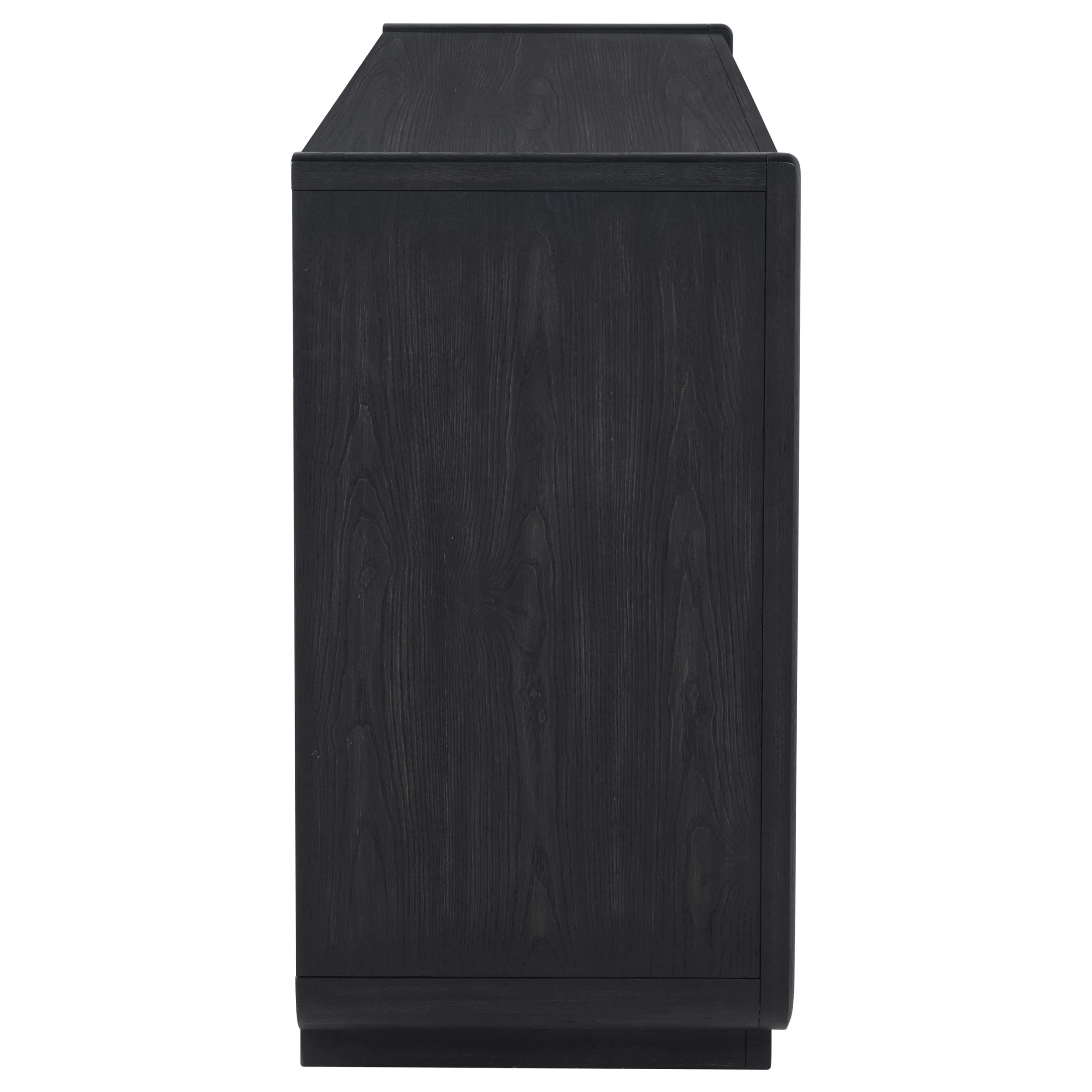 Leandro 2-Drawer Dining Sideboard Server, Burnished Black - Image 8