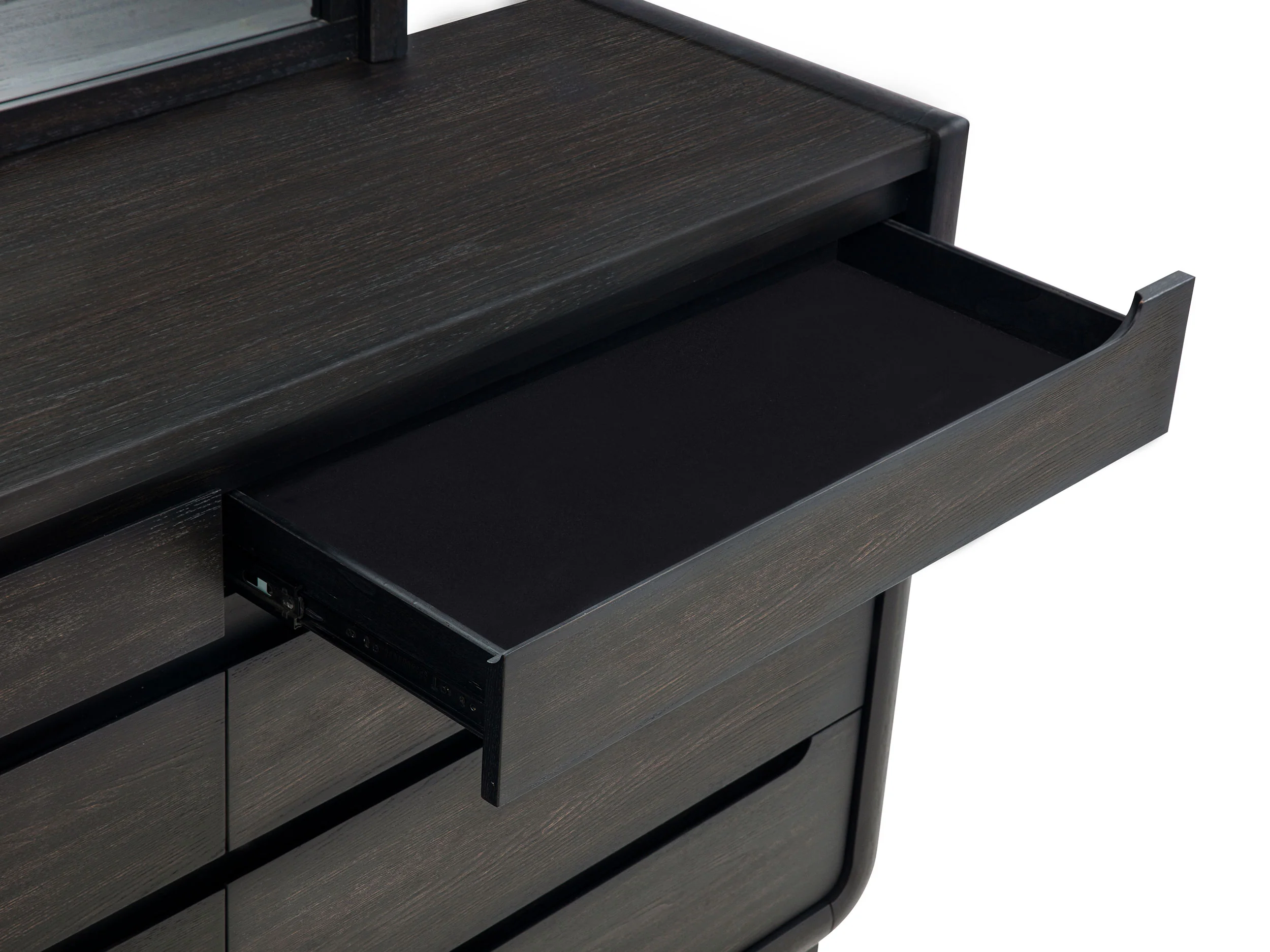Leandro 8-Drawer Bedroom Dresser, Burnished Black - Image 8