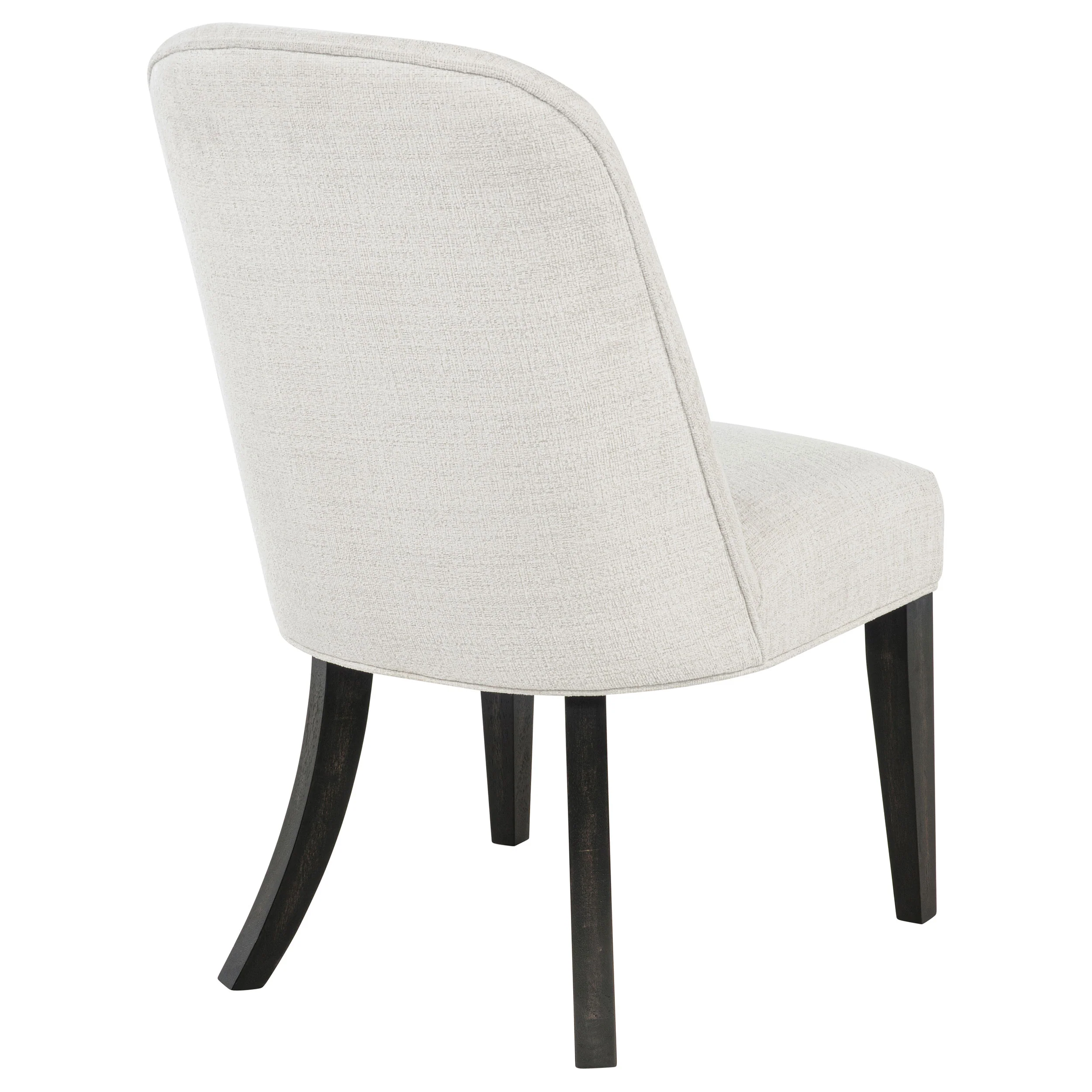 Leandro Upholstered Dining Side Chair, Cream (Set of 2) - Image 6