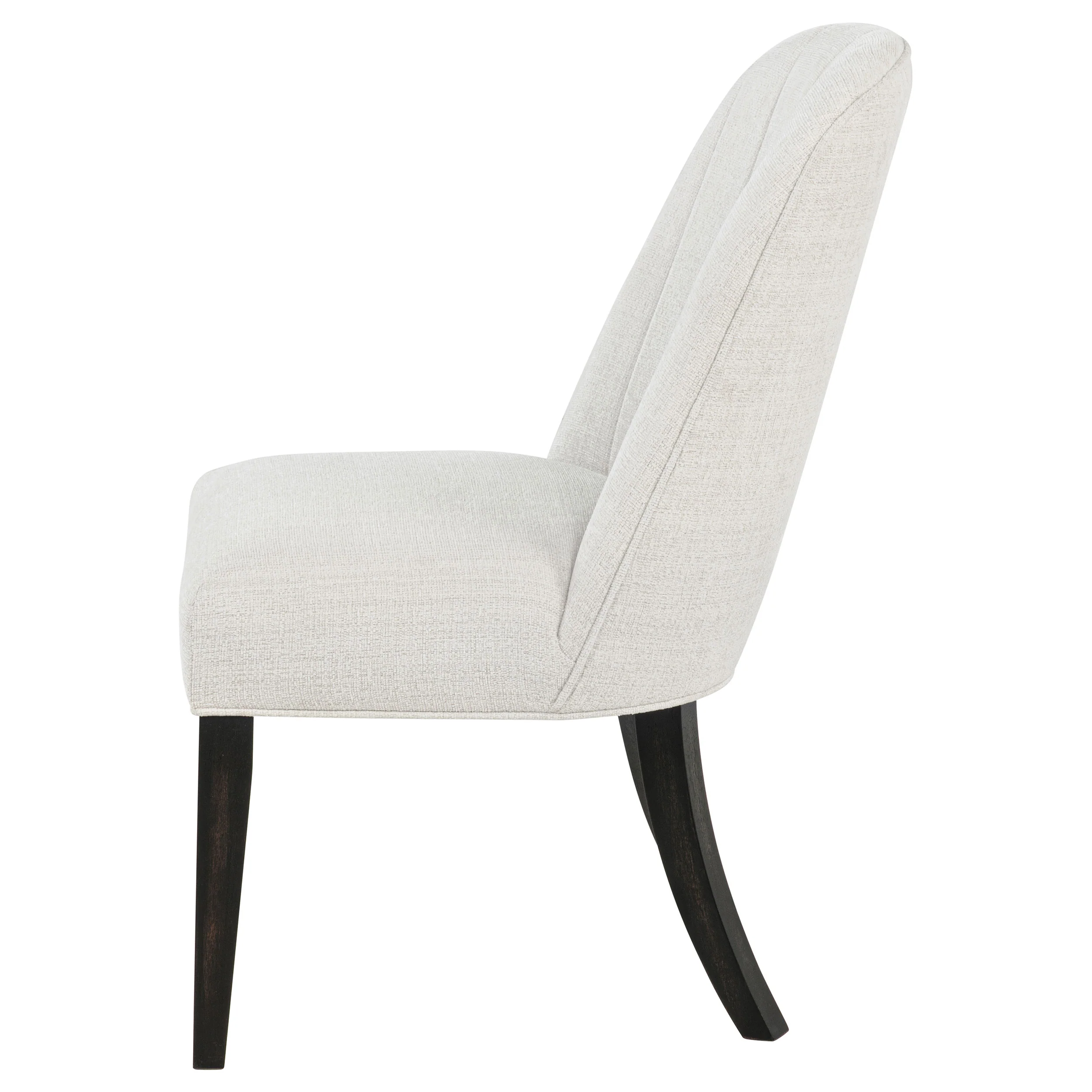 Leandro Upholstered Dining Side Chair, Cream (Set of 2) - Image 8
