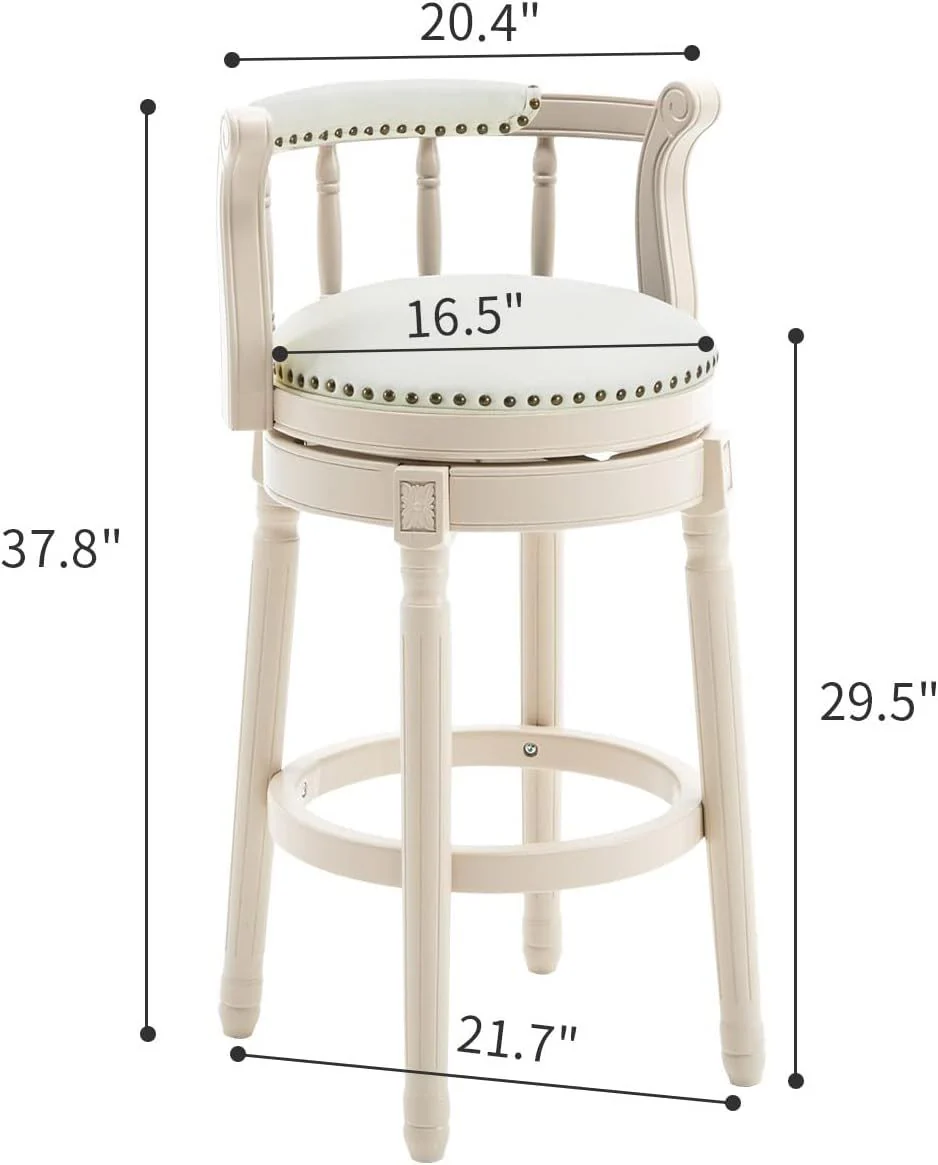 Wooden Bar Stool - Image 9