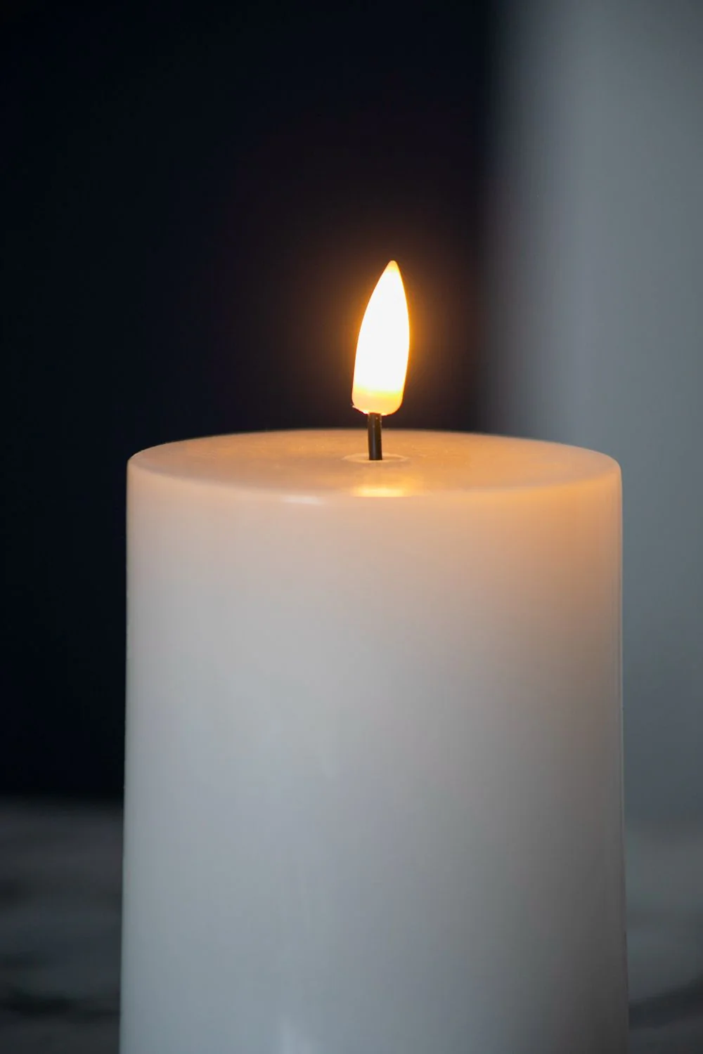 LED Candles With Wick And Remote Control Timer (Set of 2) - White - Image 5