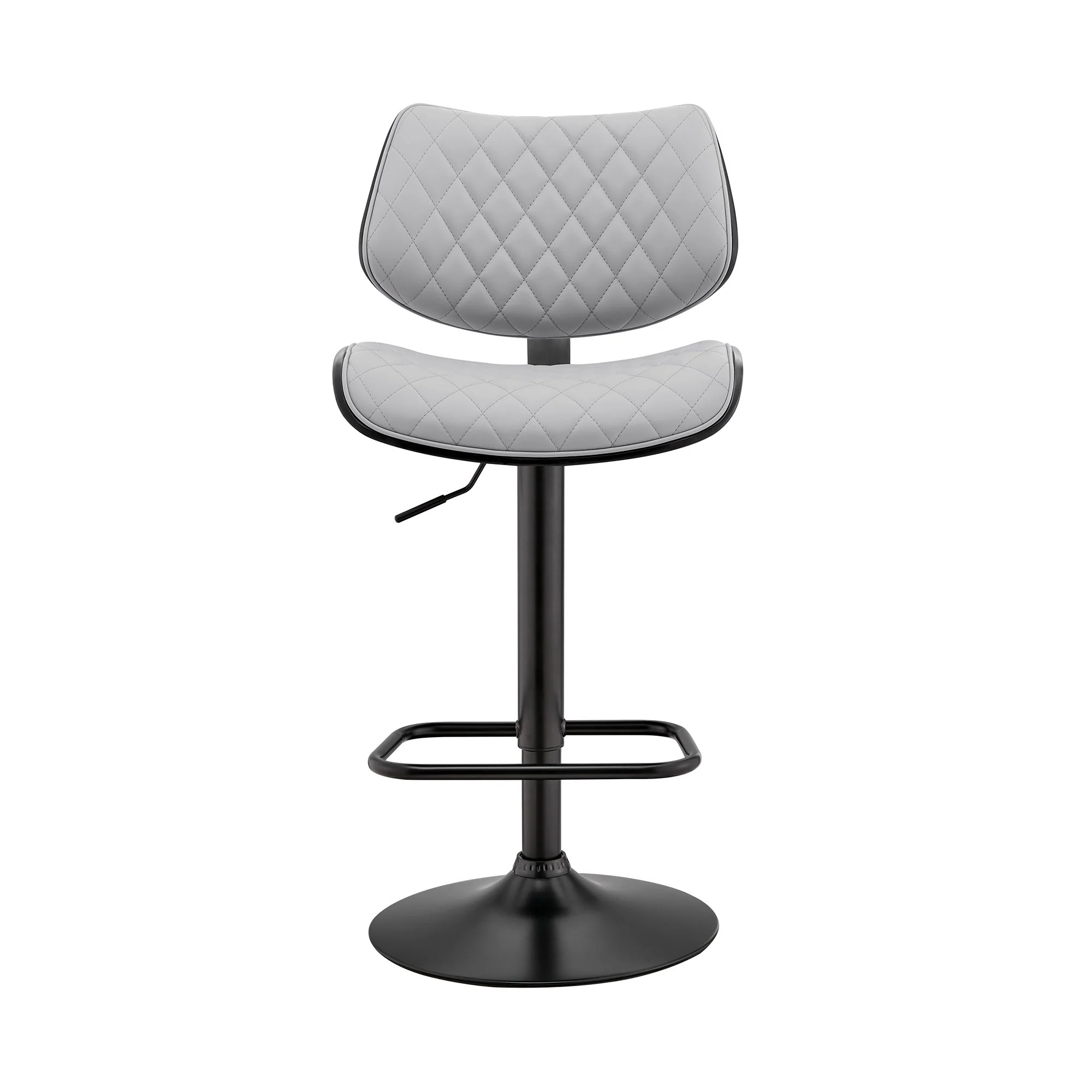 Leland - Adjustable Bar Stool - Gray / Black - Image 5