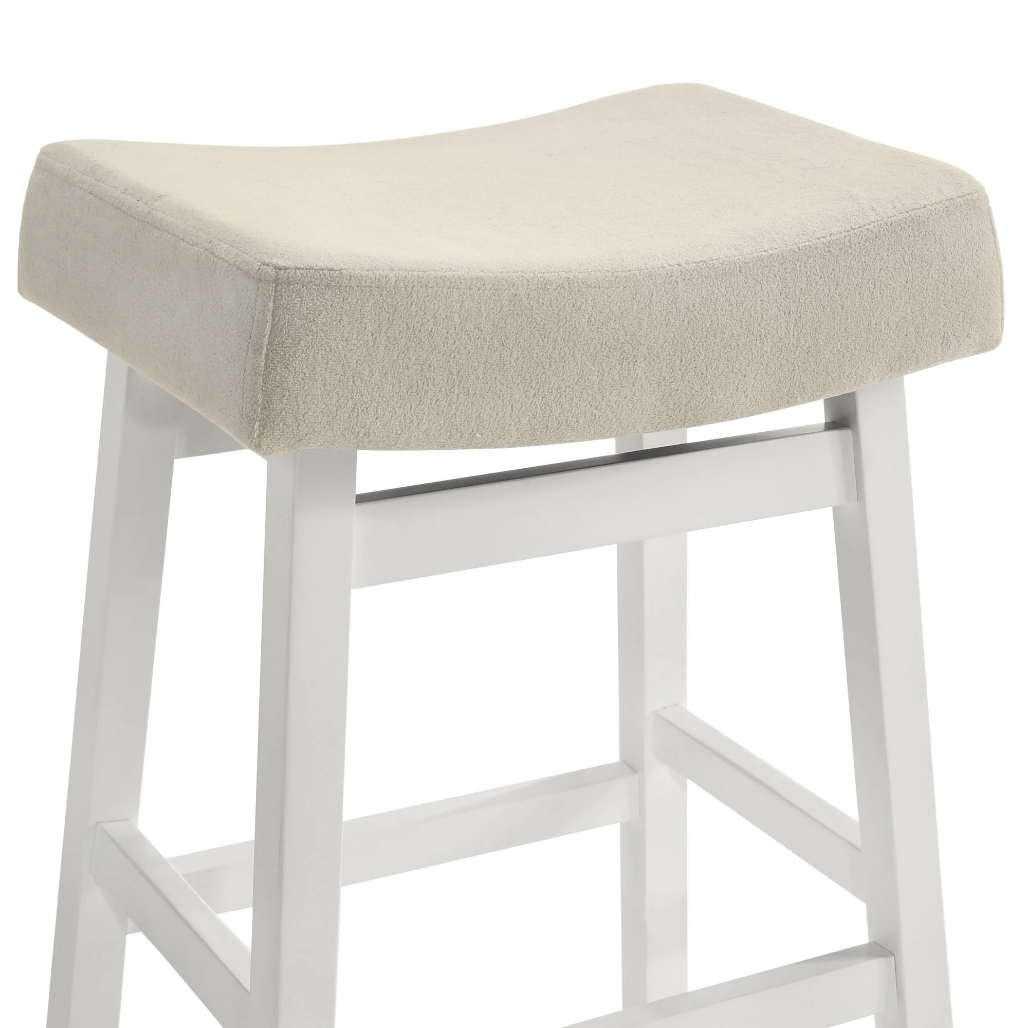 Lenon - Modern Farmhouse Wood Bar Height Kitchen Bar Stool - Image 11
