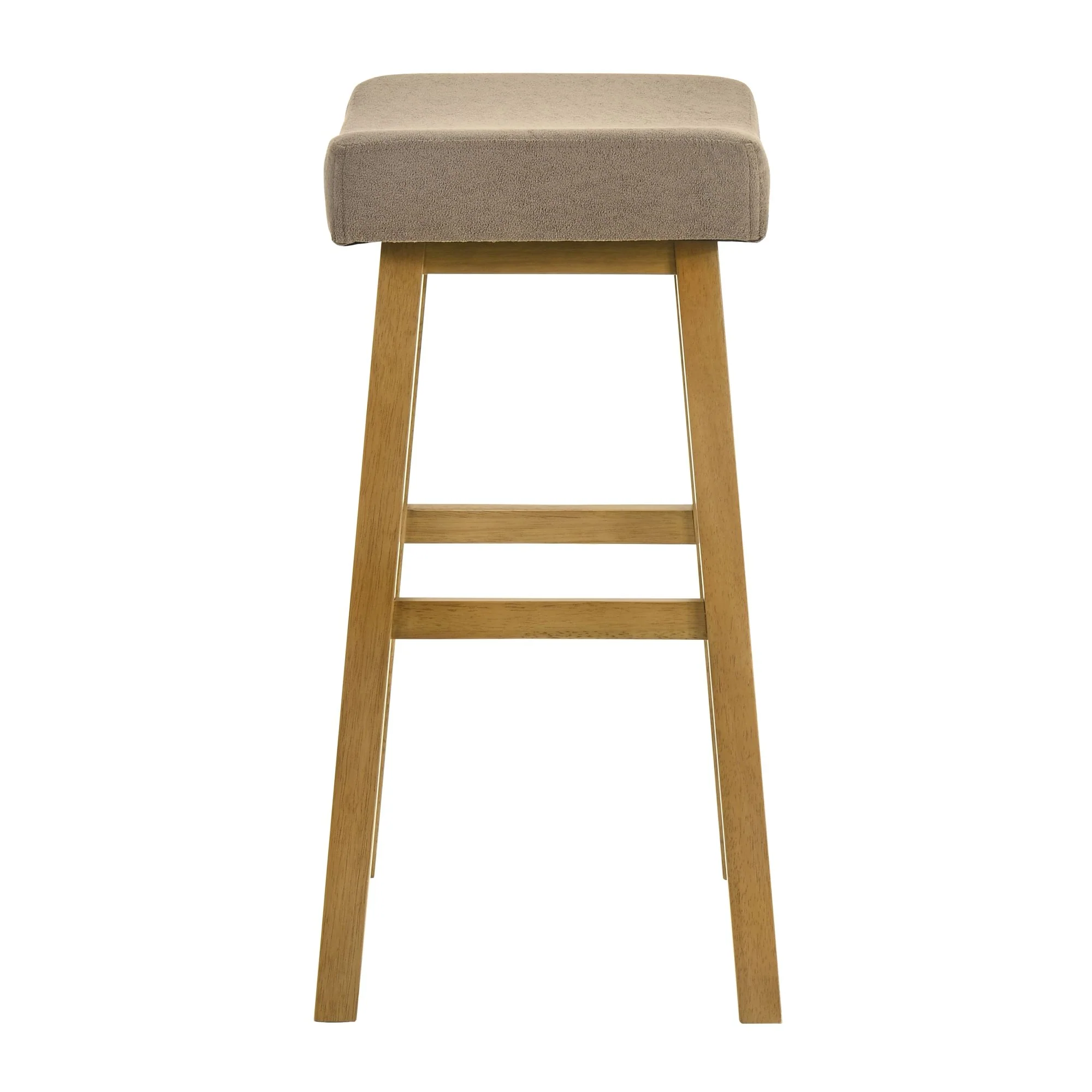 Lenon - Modern Farmhouse Wood Bar Height Kitchen Bar Stool - Image 12