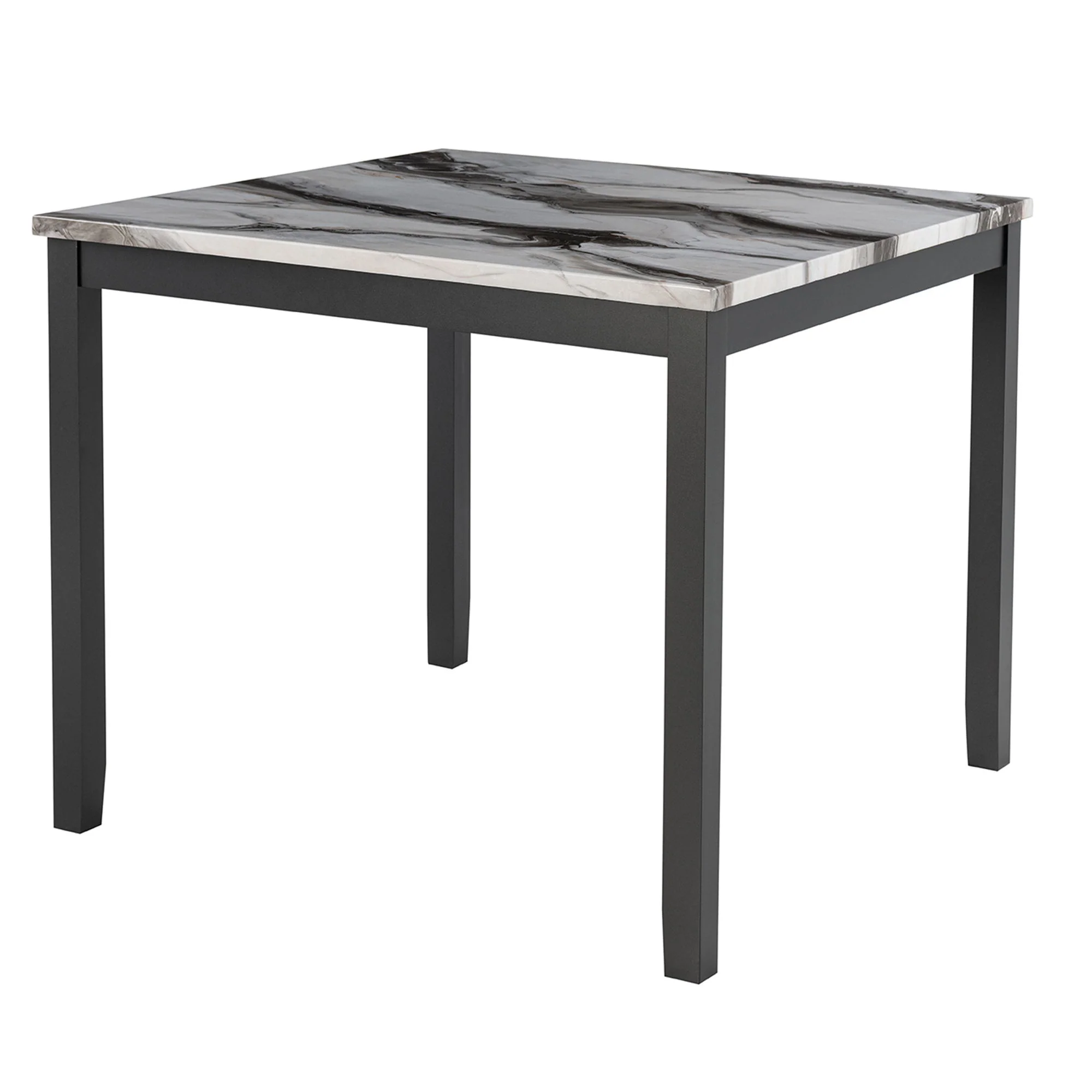 Leoncia - Bar Table And 4 Bar Stools - Espresso / White - Image 6