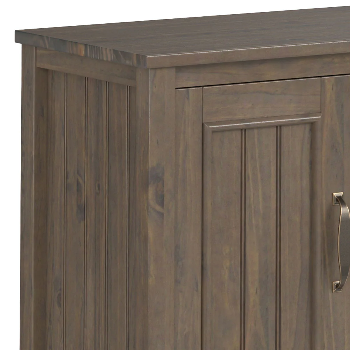 Lev - Handcrafted TV Media Stand - Smoky Brown - Image 8