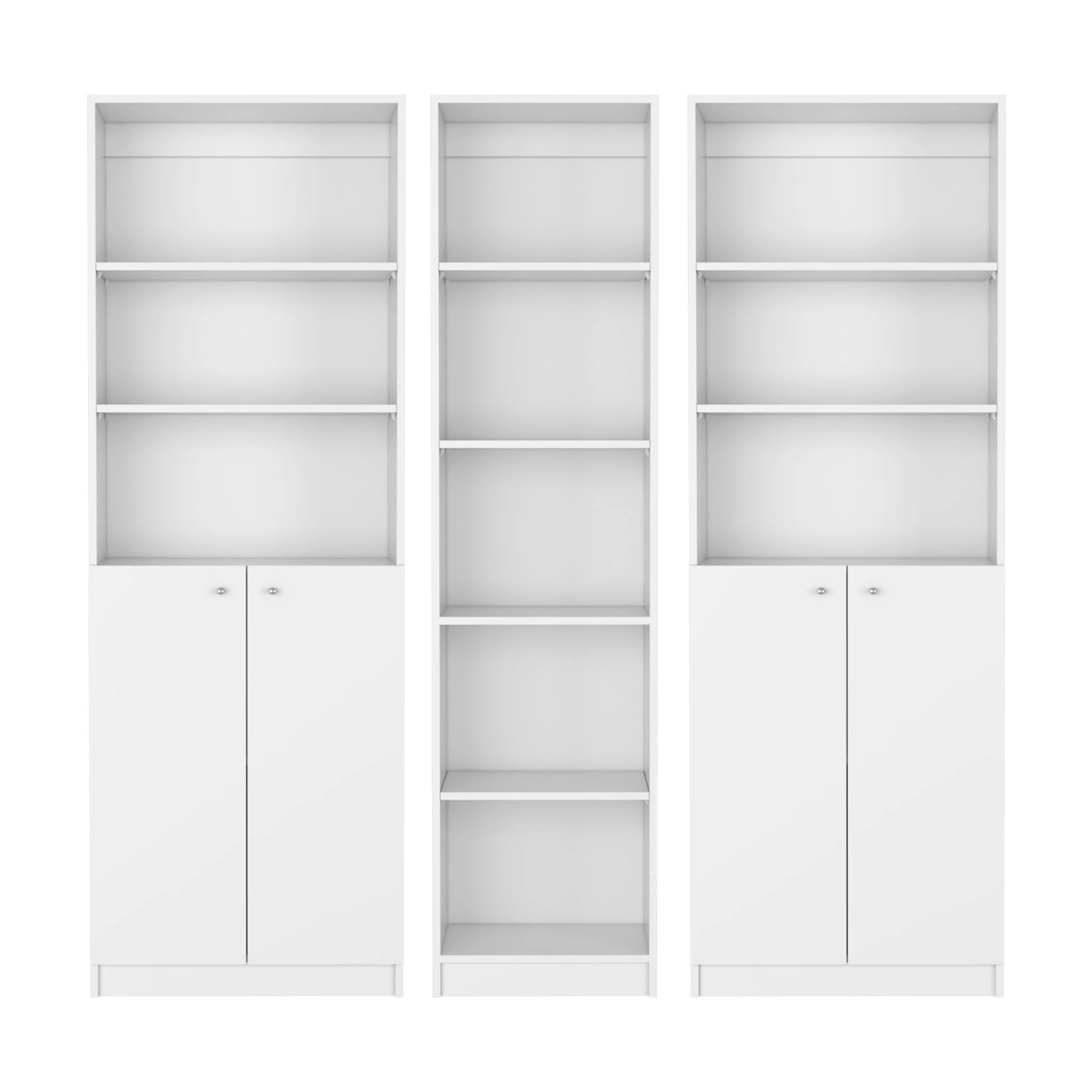 Levan - 3 Piece Living Room Set With 3 Bookcases - Image 2