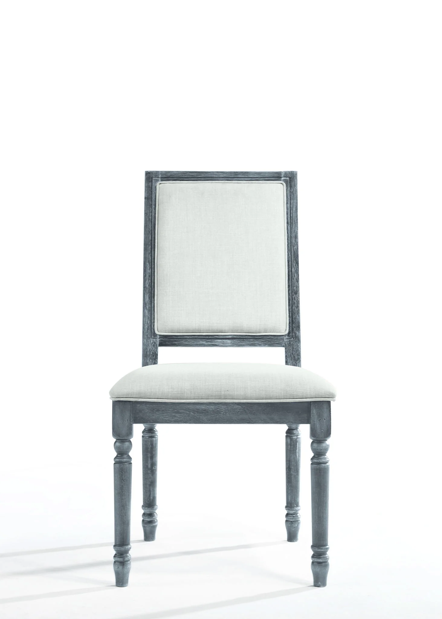 Leventis - Weathered Side Chair - Cream / Gray - Image 4