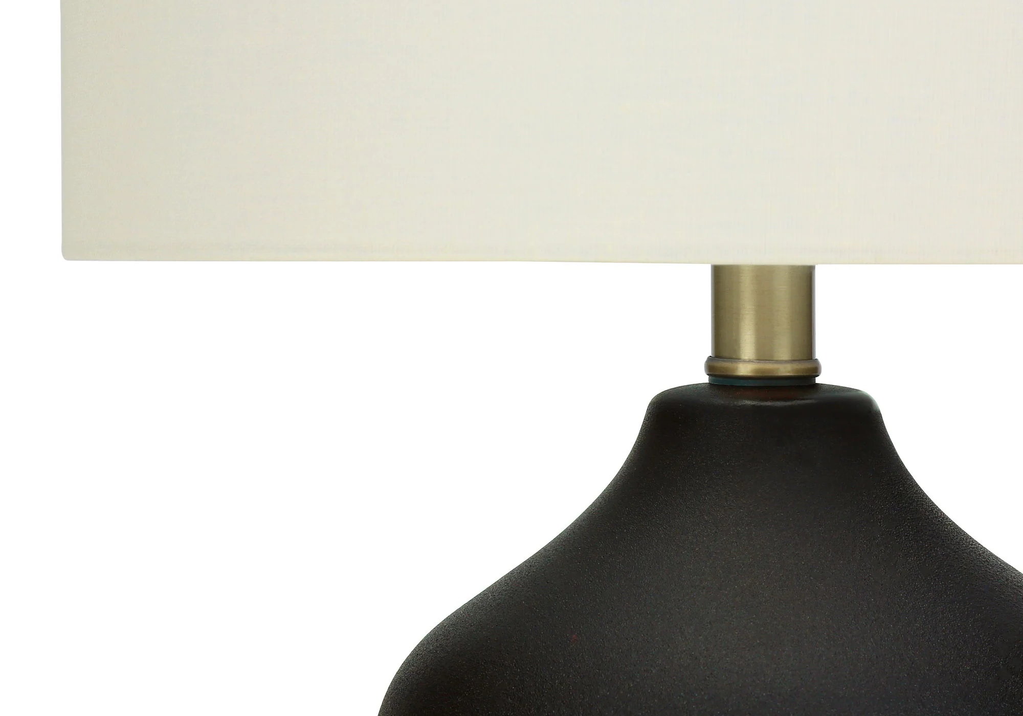 Lighting, Table Lamp, Ceramic, Transitional - Black / Cream - Image 2