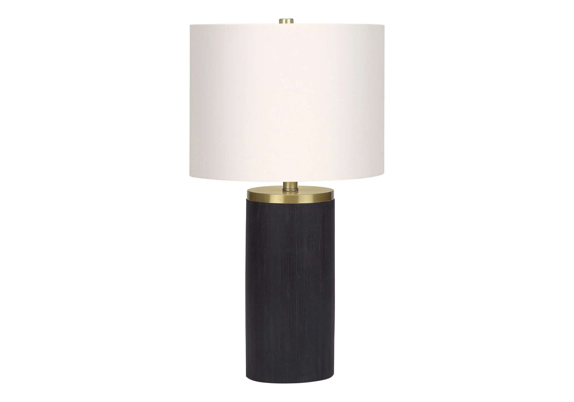 Lighting, Table Lamp, Concrete, Modern - Black - Image 4