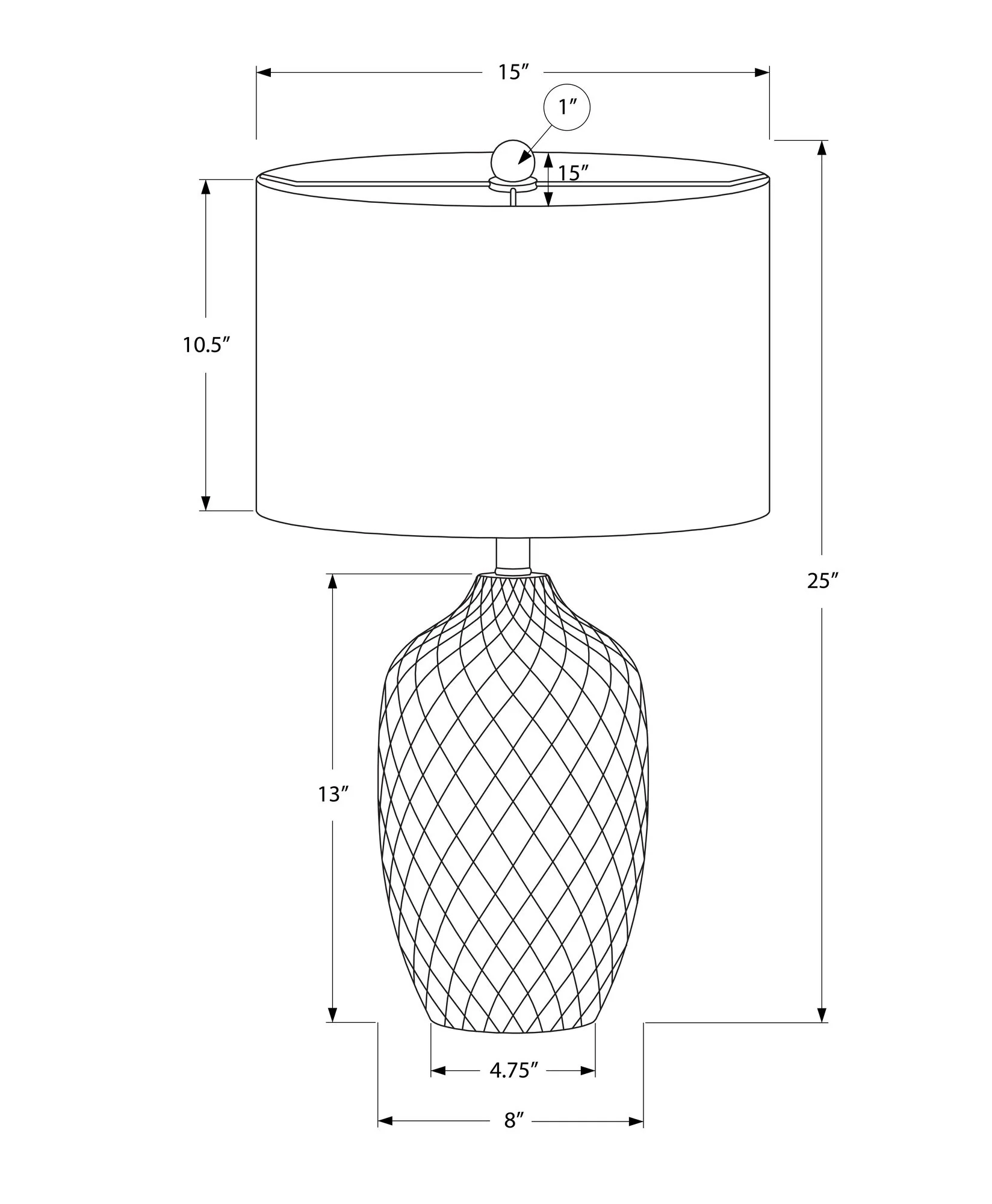 Lighting, Table Lamp, Transitional - Cream - Image 3