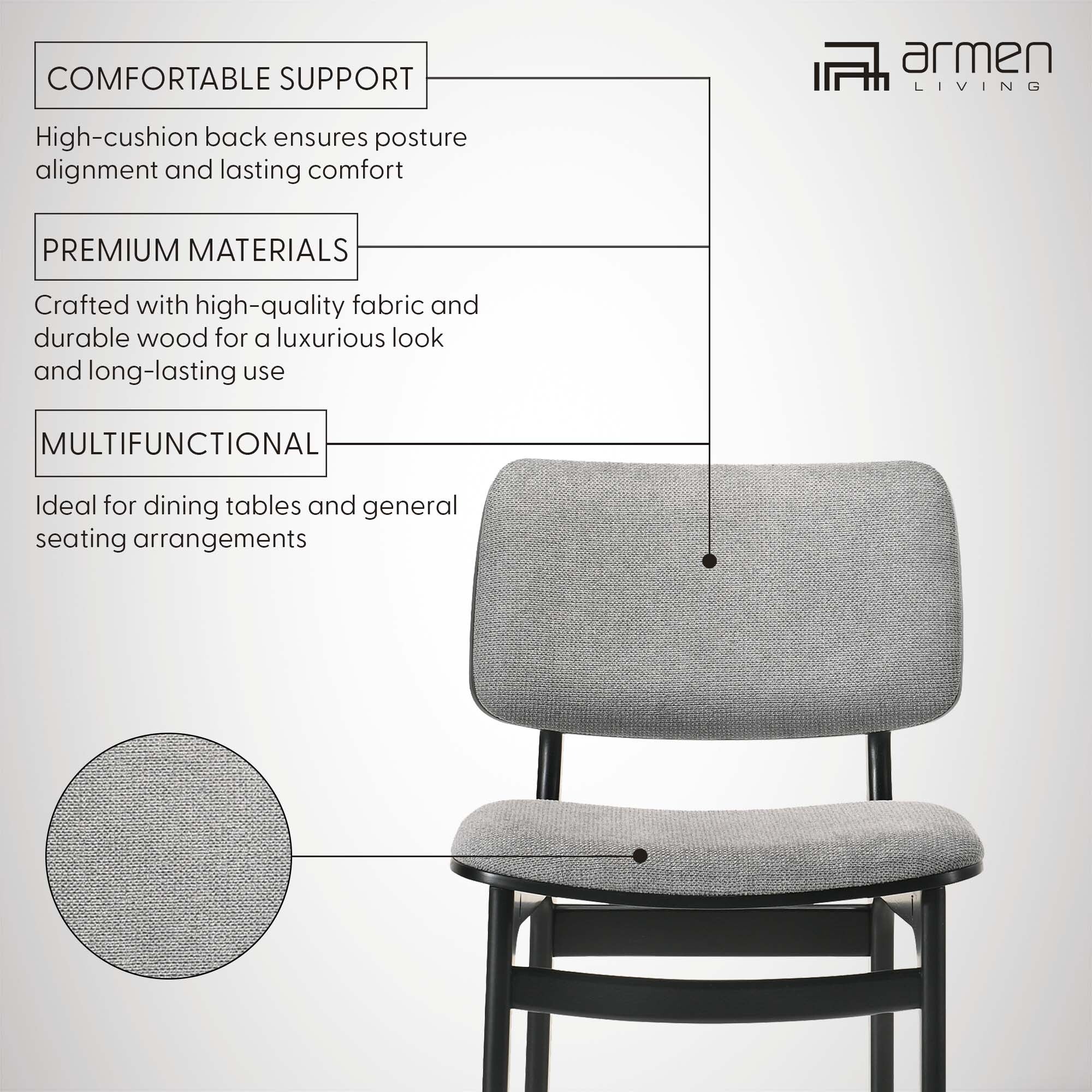 Lima - Upholstered Wood Dining Chairs (Set of 2) - Image 4