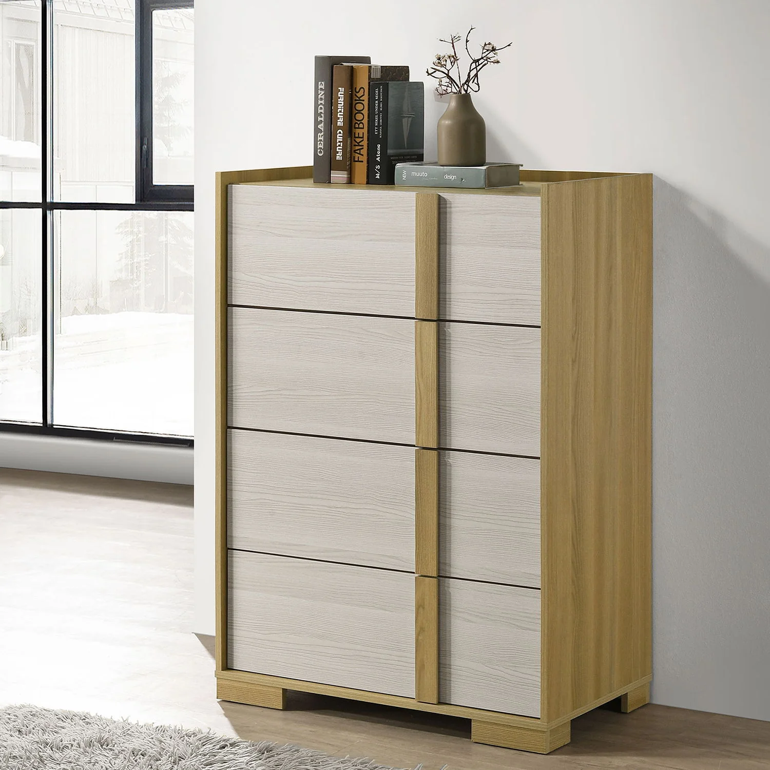 Lincoln - 4 Drawer Chest Of Drawers - Natural - Image 9