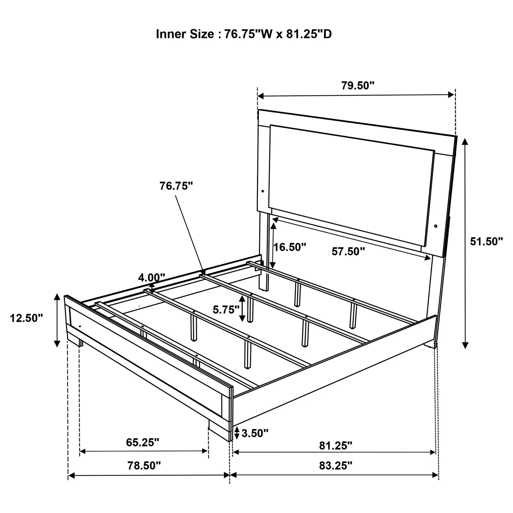 Lincoln - Bedroom Set With LED Headboard - Image 7