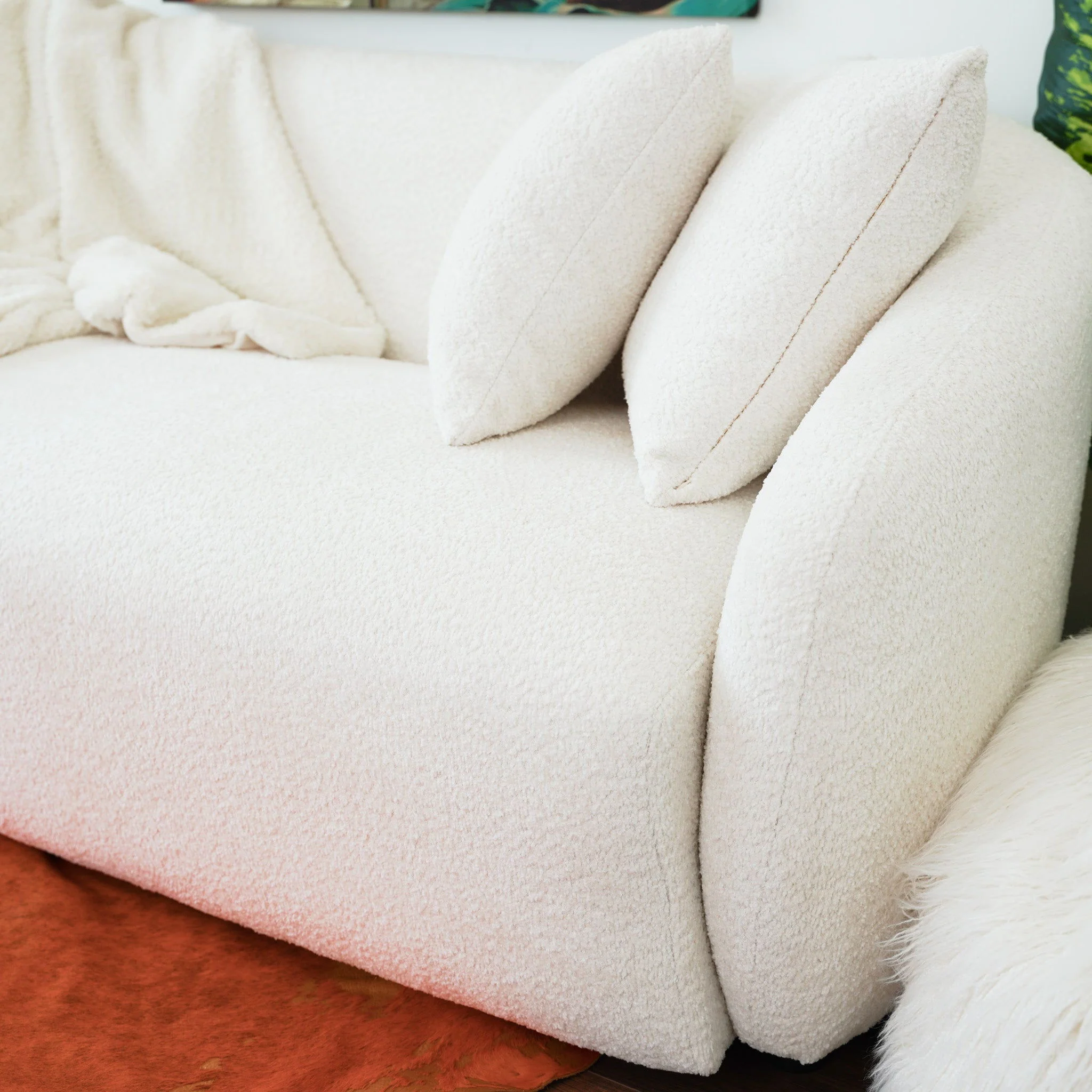 Linden - Sofa - Ivory - Image 8