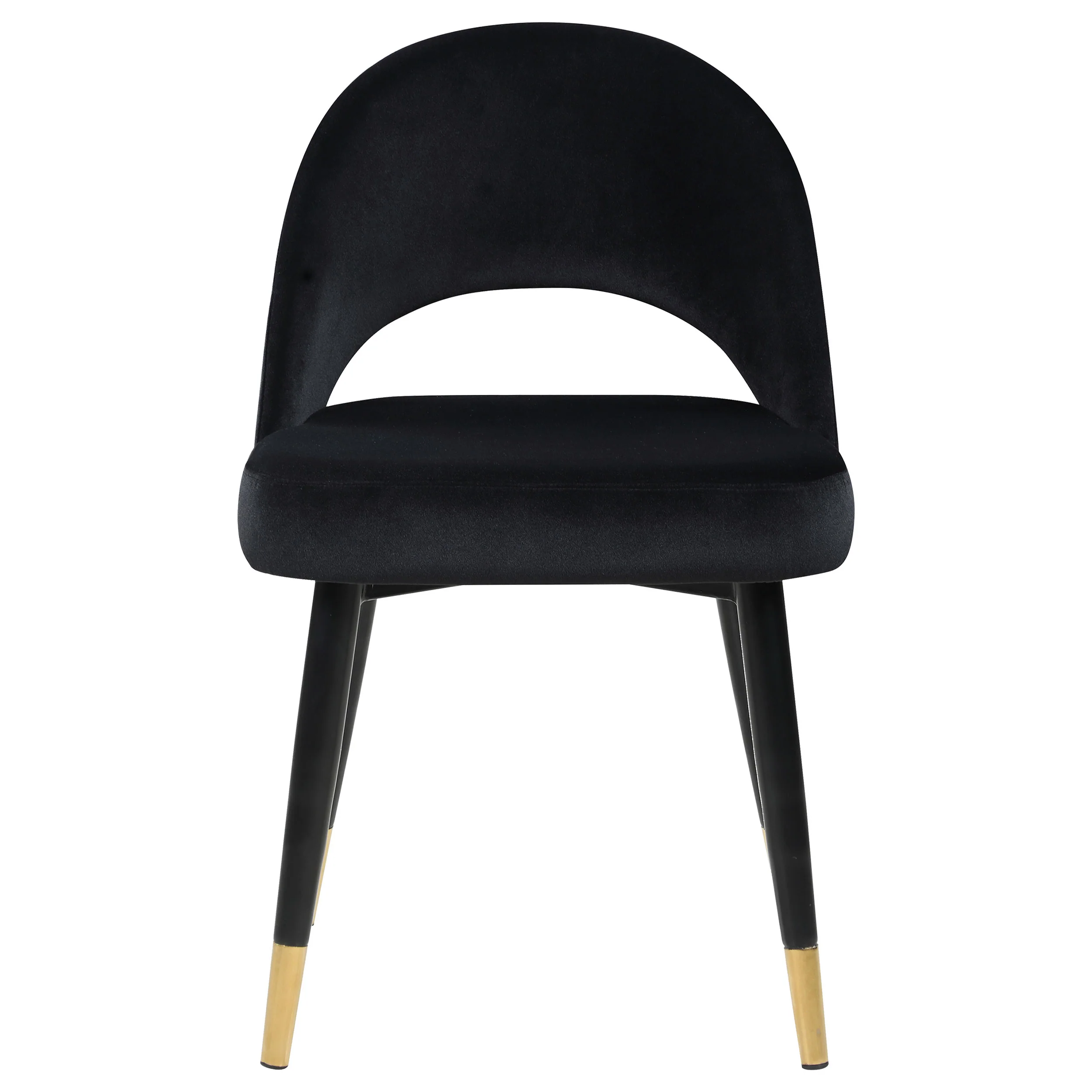 Lindsey Upholstered Dining Side Chair, Black (Set of 2) - Image 2