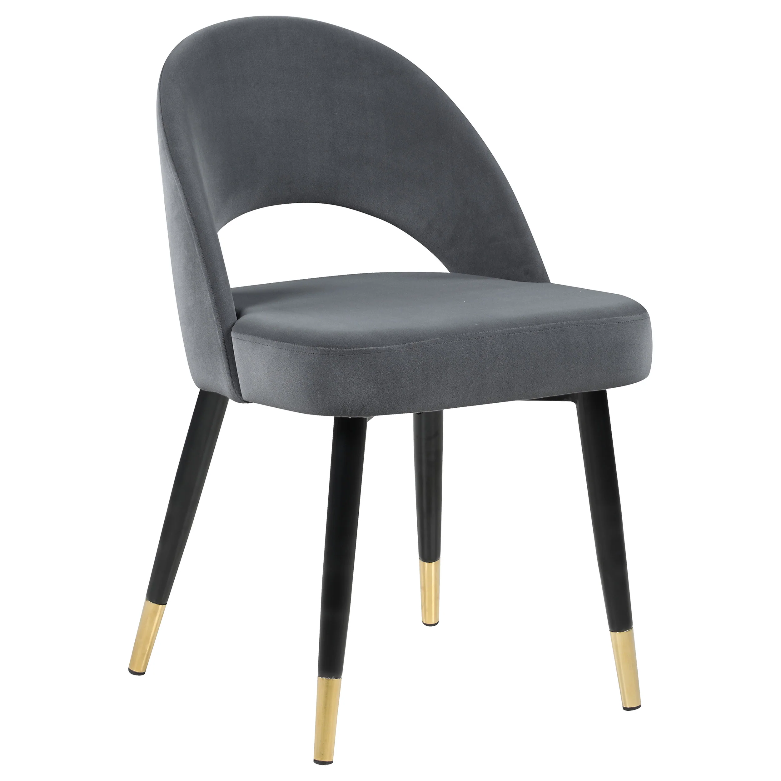 Lindsey Upholstered Dining Side Chair Grey (Set of 2) - Image 4