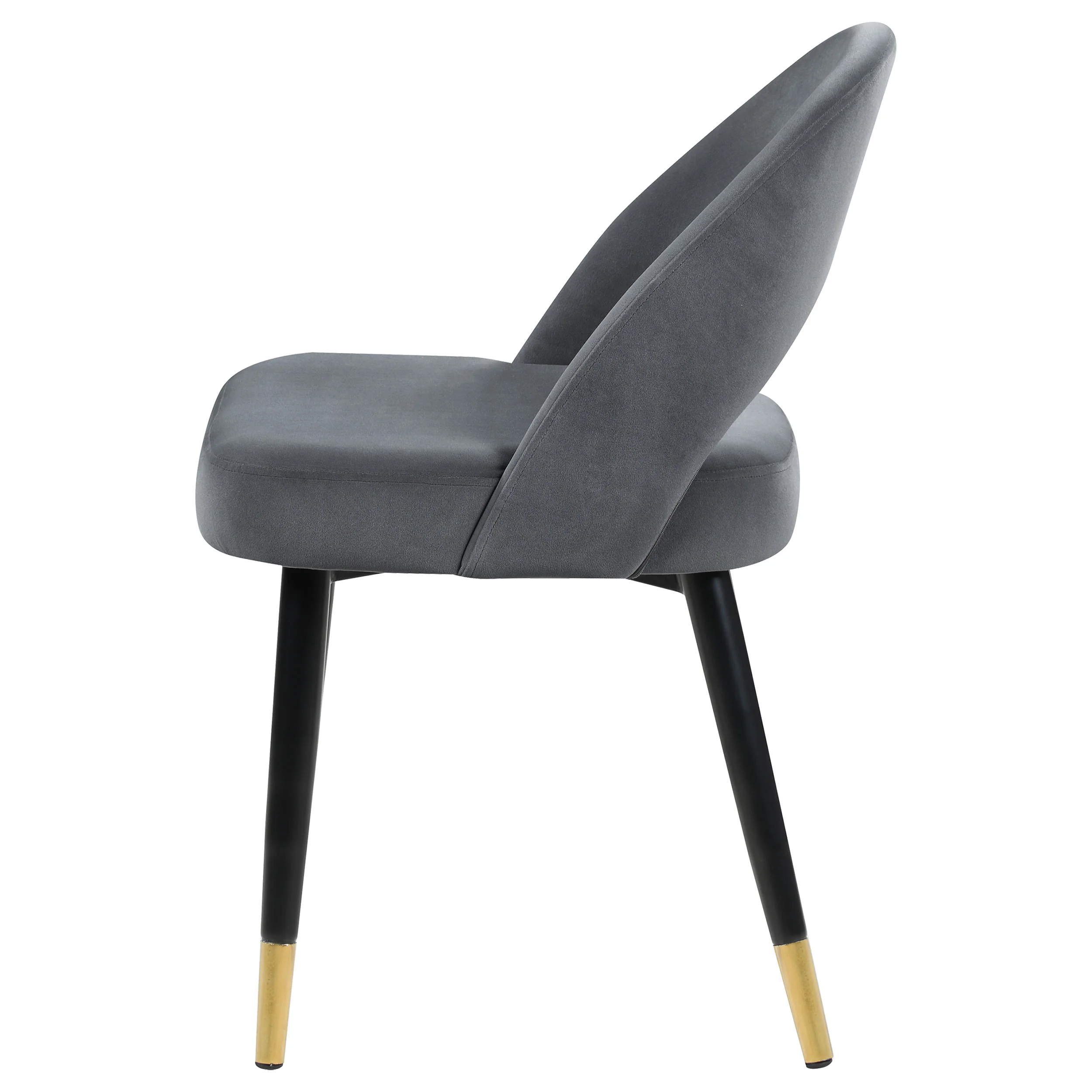 Lindsey Upholstered Dining Side Chair Grey (Set of 2) - Image 7