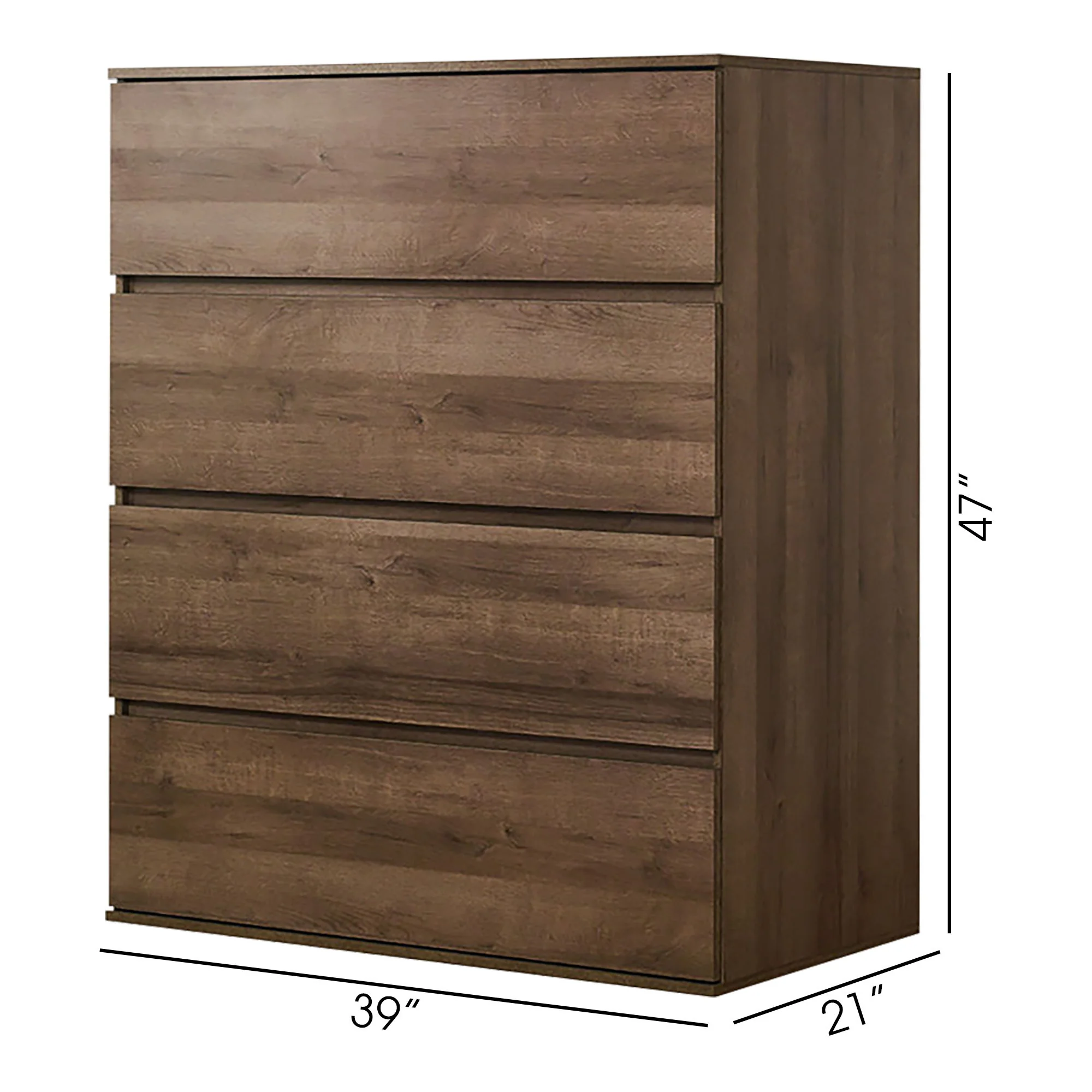 Liv - 4 Drawer Contemporary Wood Chest - Image 14