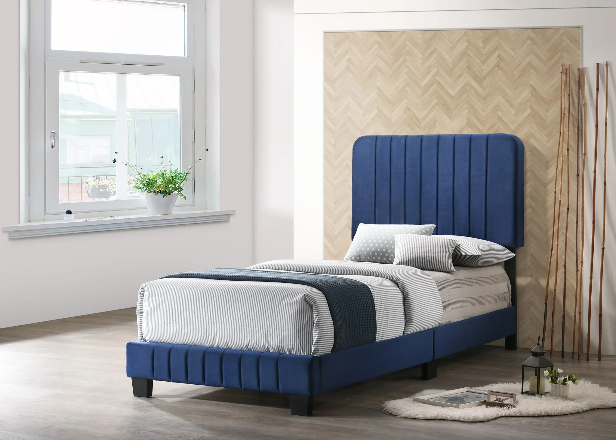 Channel Tufted Bed - Image 9
