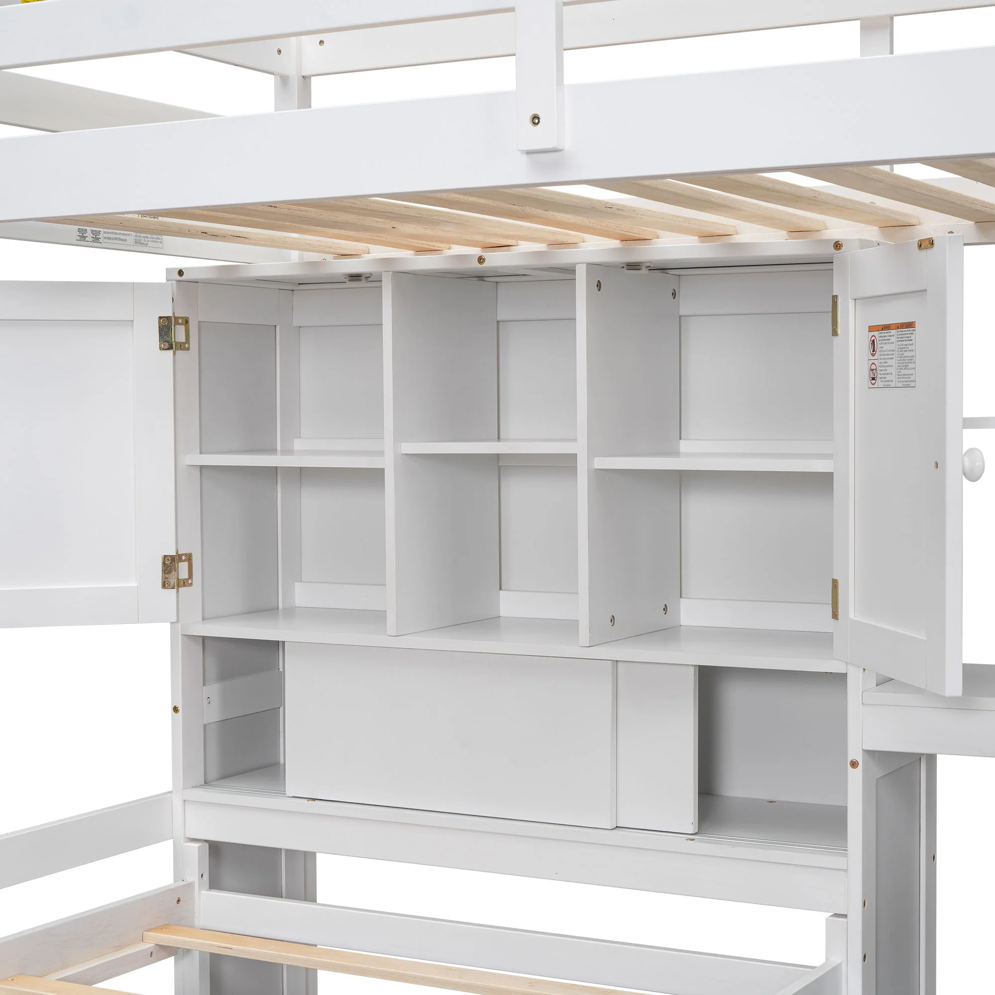 Loft Bed With Built In Desk And Staircase - Image 15