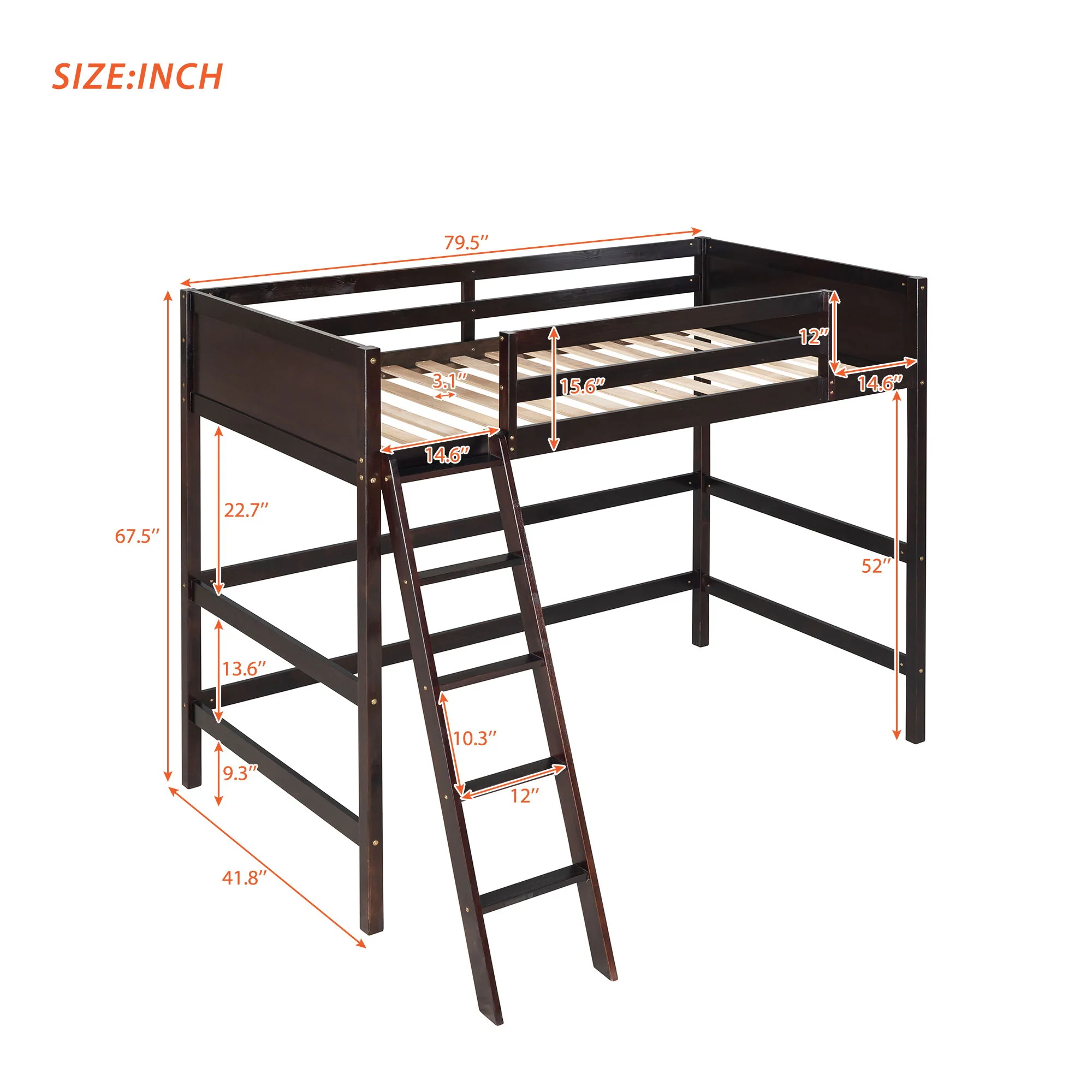 Loft Bed With Ladder - Image 8
