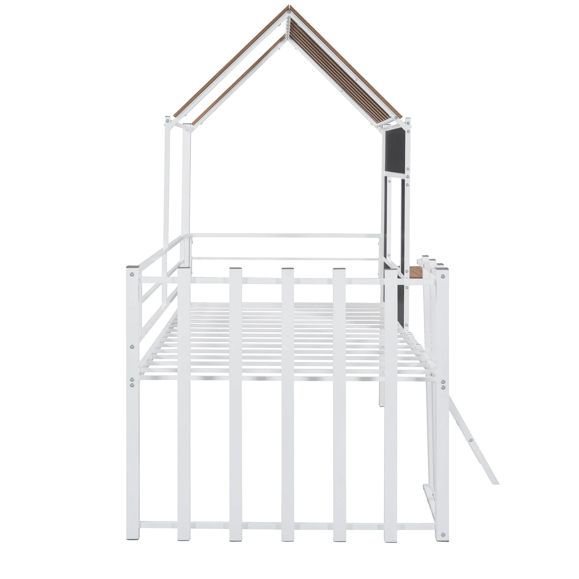 Loft Bed With Roof, Window, Guardrail, Ladder - Image 17