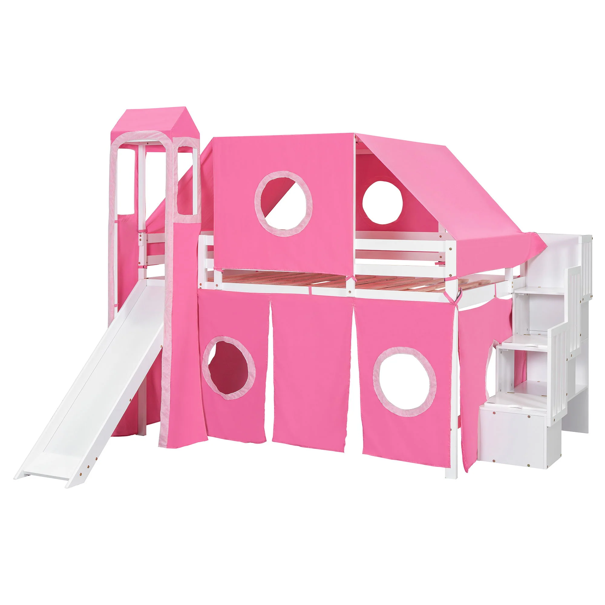 Loft Bed With Tent And Tower - Image 24
