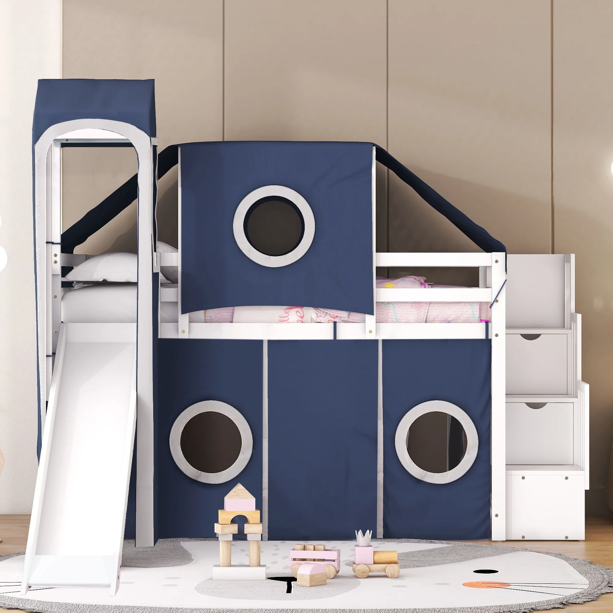 Loft Bed With Tent And Tower - Image 6