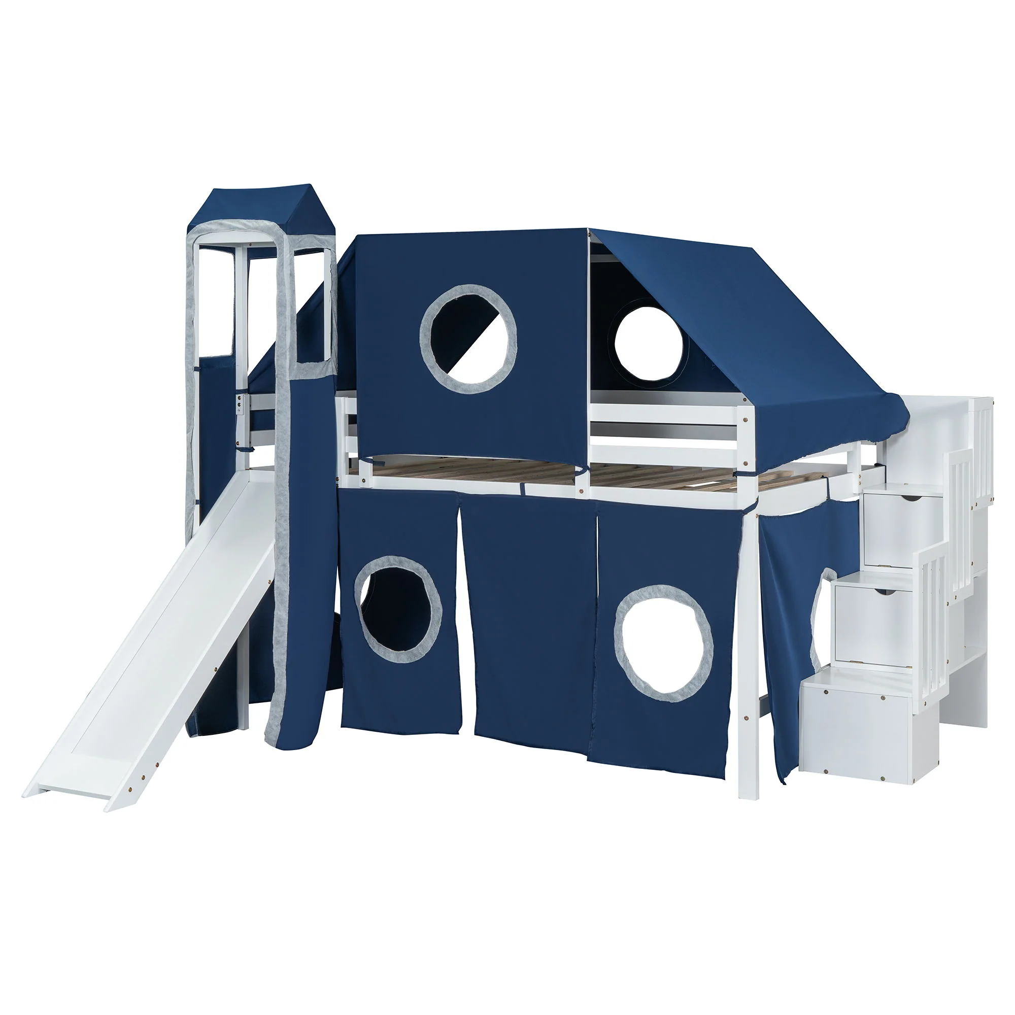 Loft Bed With Tent And Tower - Image 9