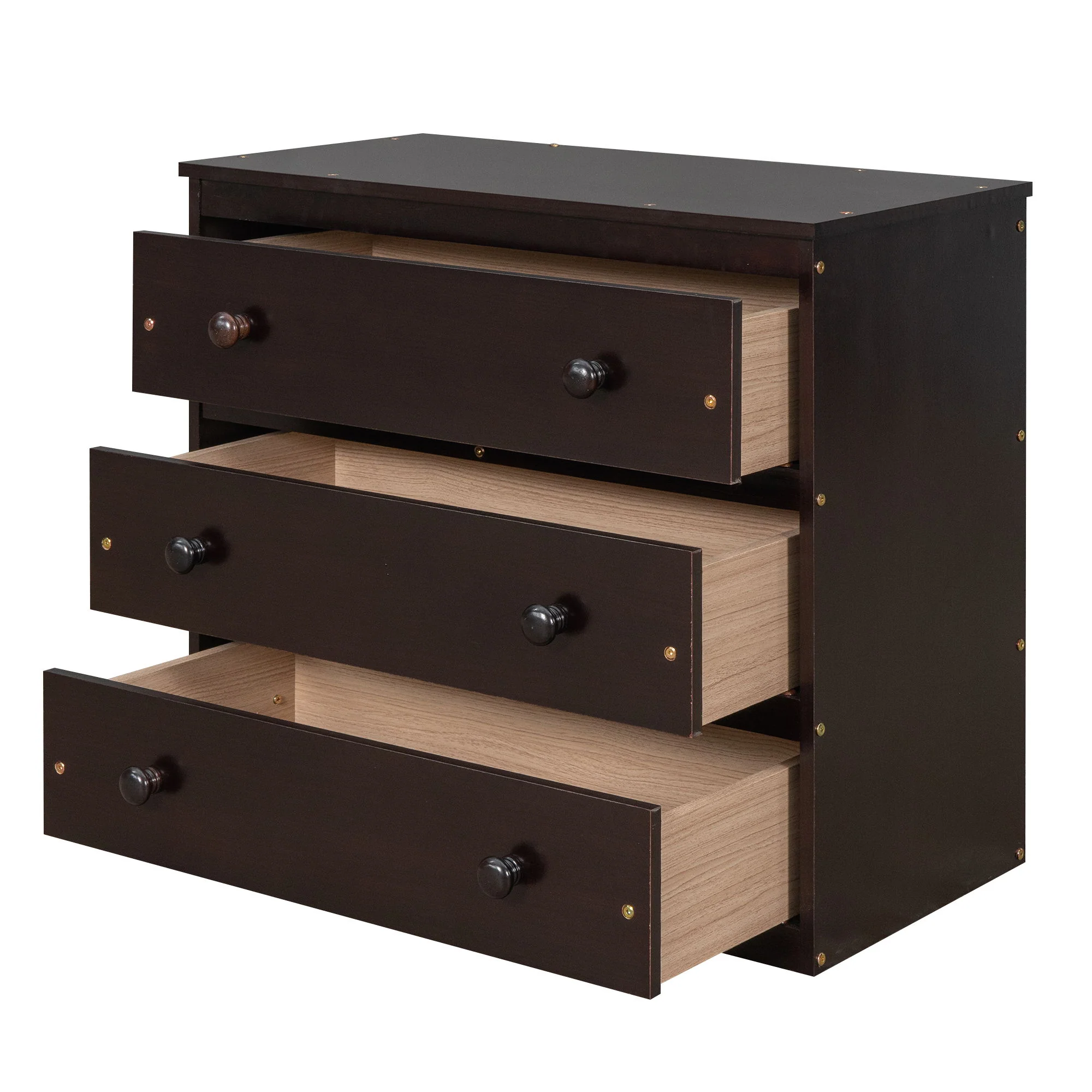 Loft Low Study Bed With Cabinet, Shelves And Rolling Portable Desk, Multiple Functions - Image 13