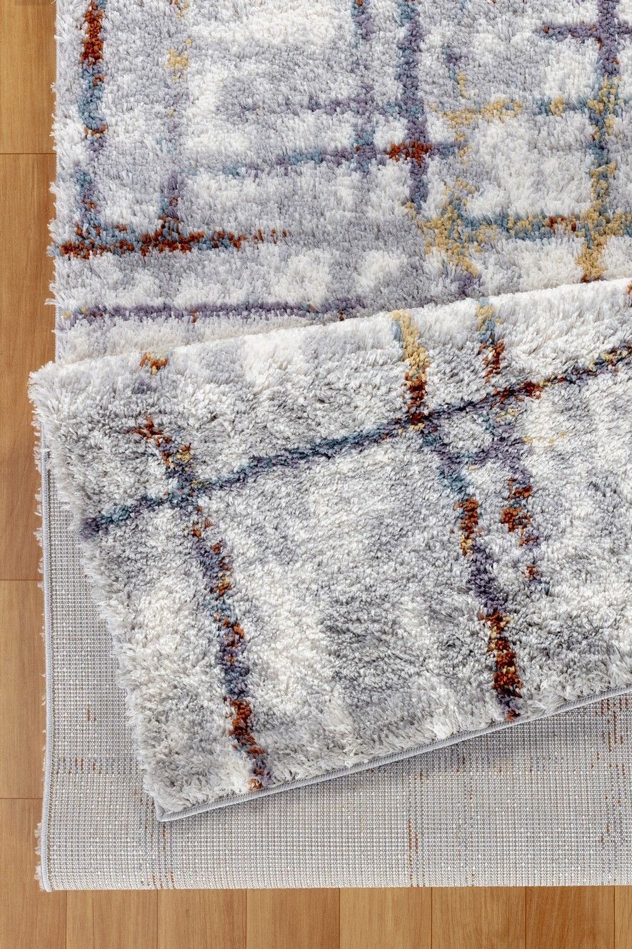 Loft Shag - 5' 3" X 7' Shaggy Area Rug - Multi - Image 2
